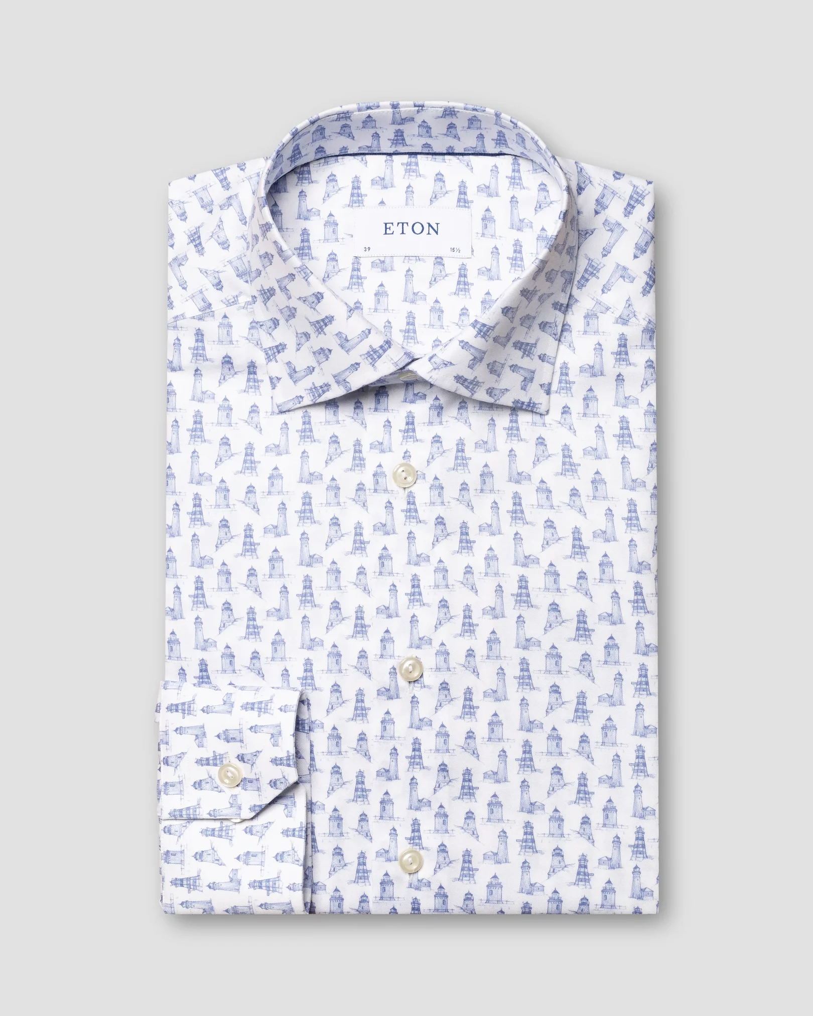 Eton - mid blue signature twill