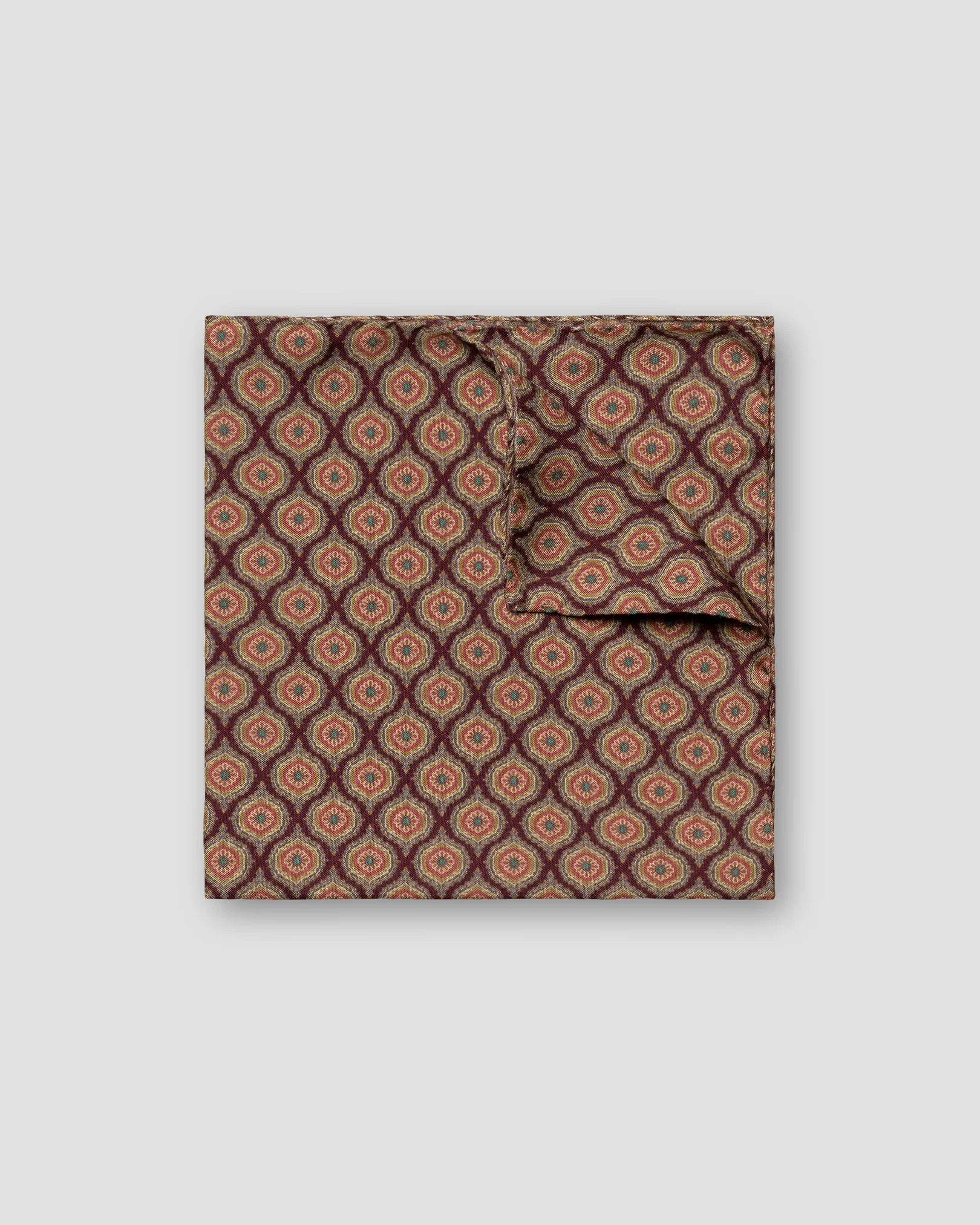 Eton - dark red pocket square
