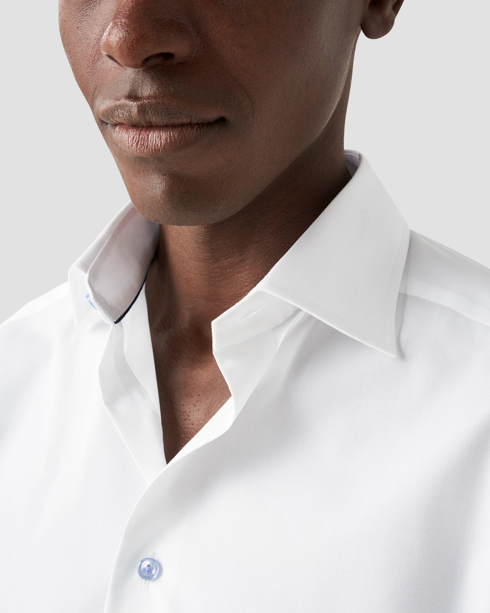 Eton - solid white poplin
