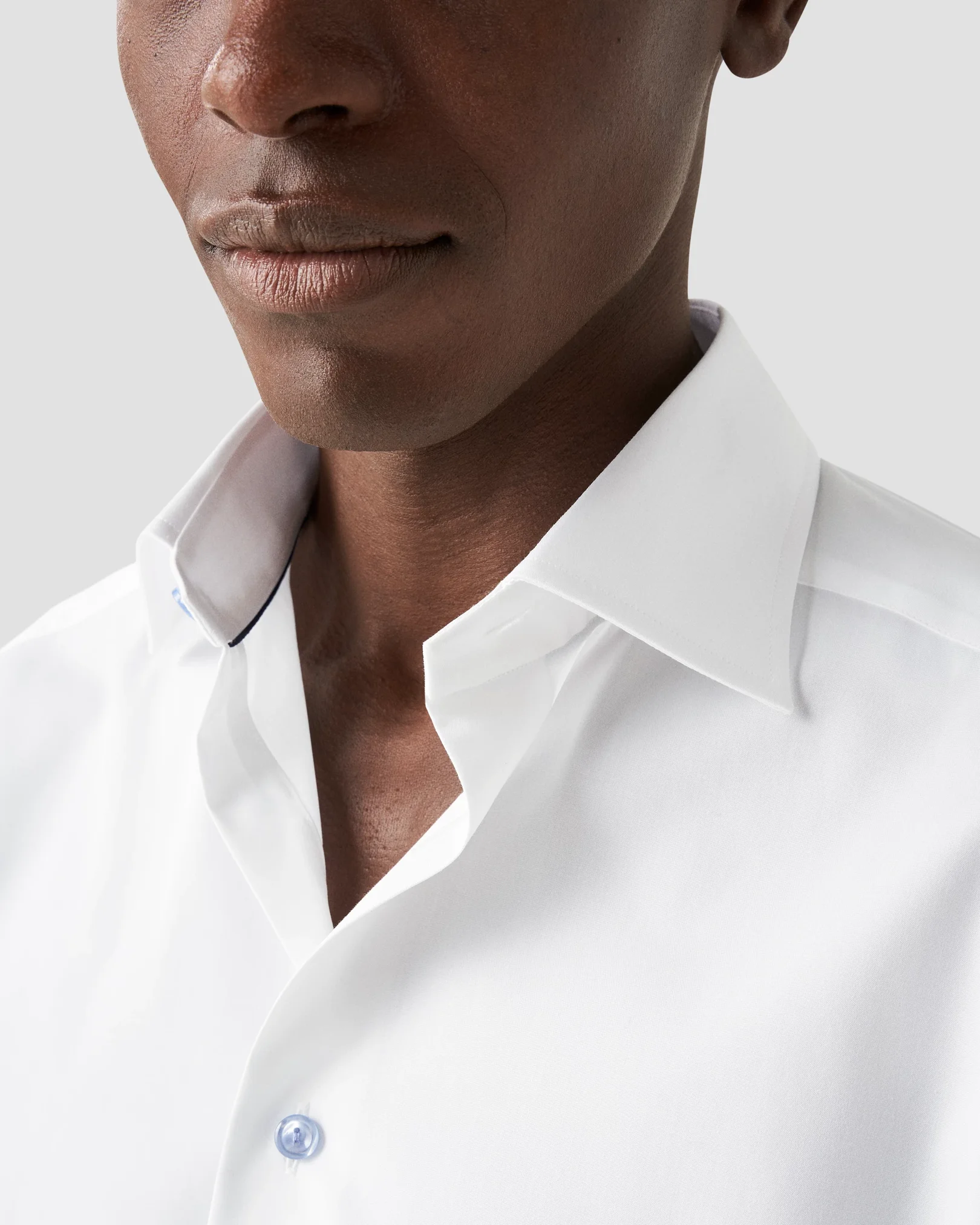 Eton - solid white poplin
