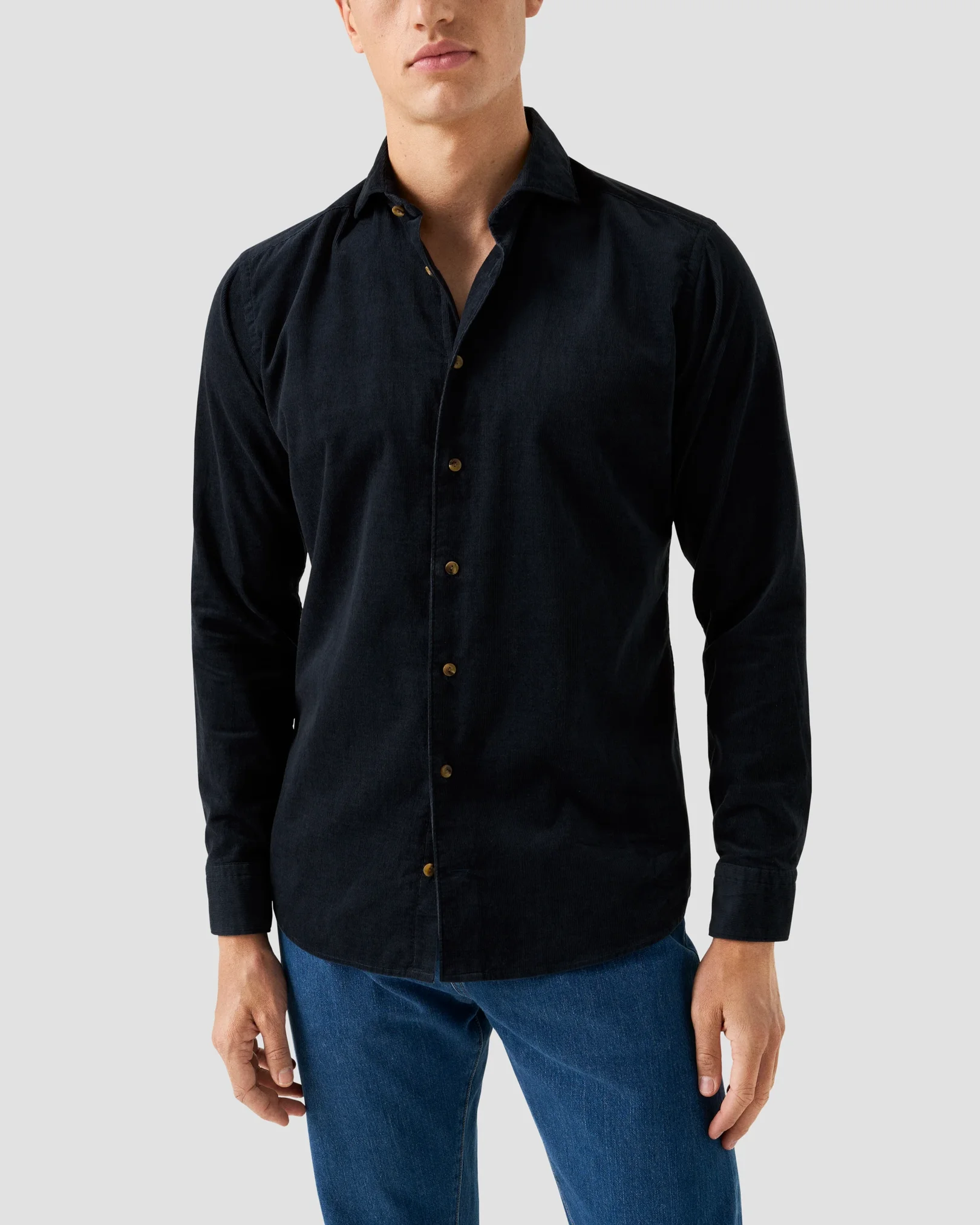 Eton - Solid Corduroy Shirt