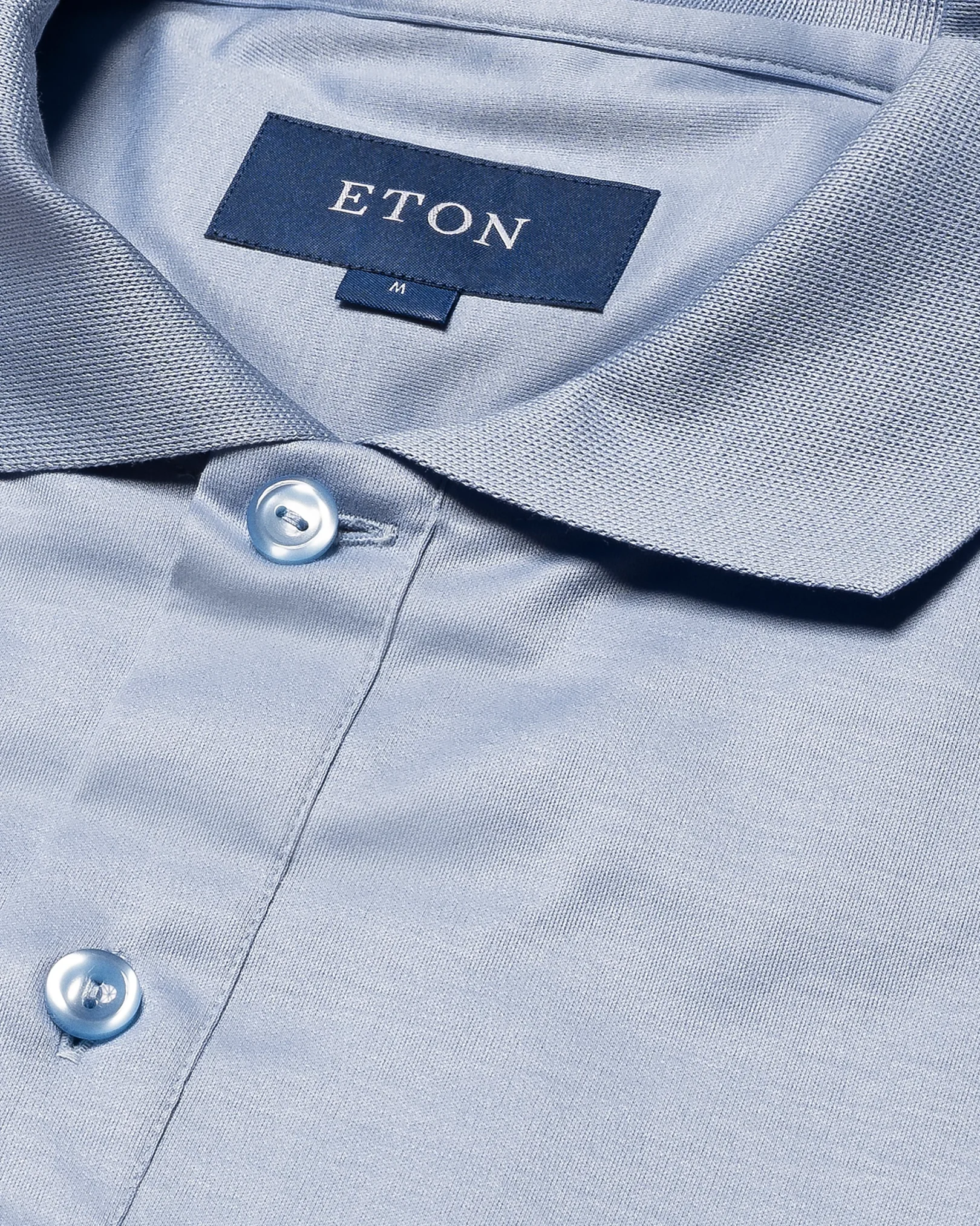 Eton - blue knitted collar short