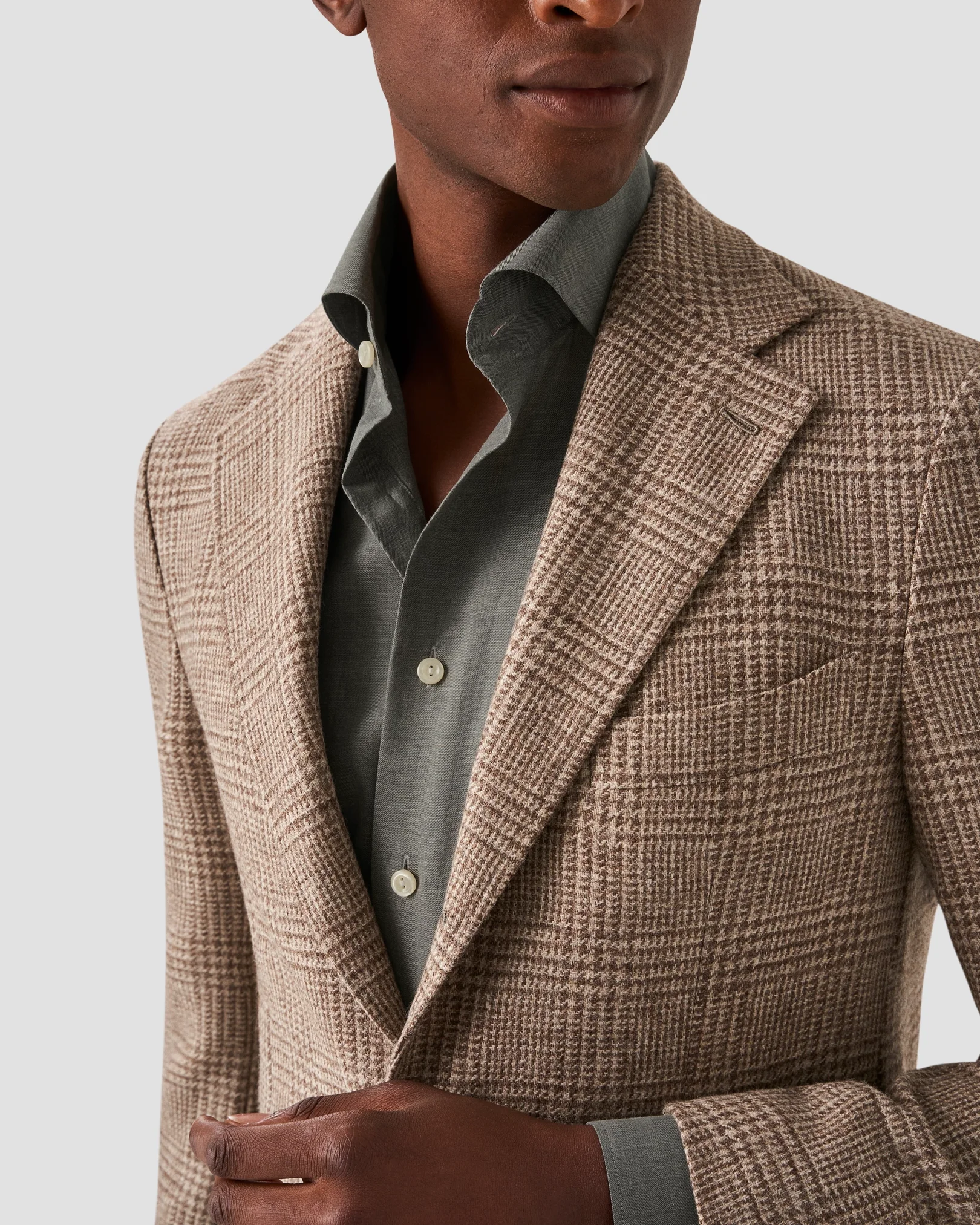 Eton - mid grey flanell