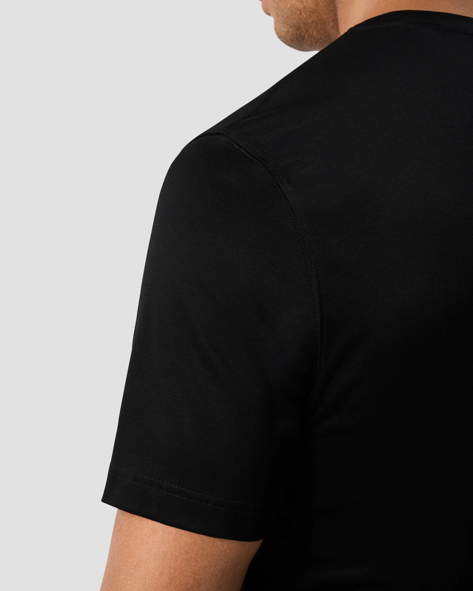 Eton - T-Shirt aus einfarbigem Filo di Scozia