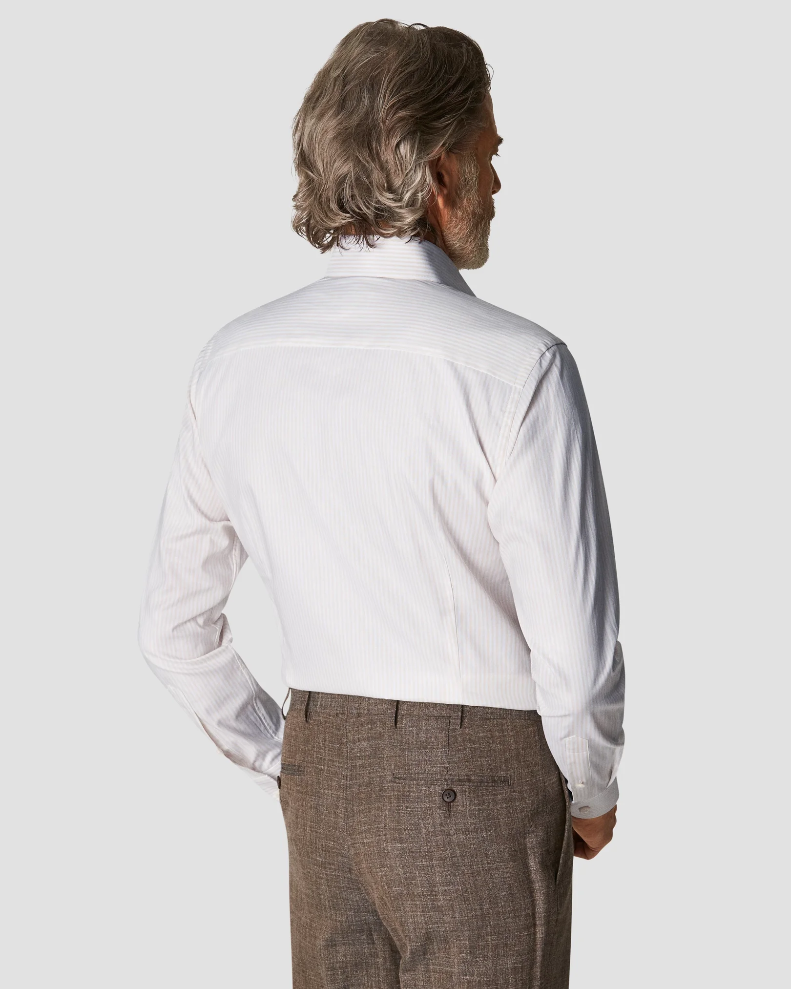 Eton - beige fine oxford