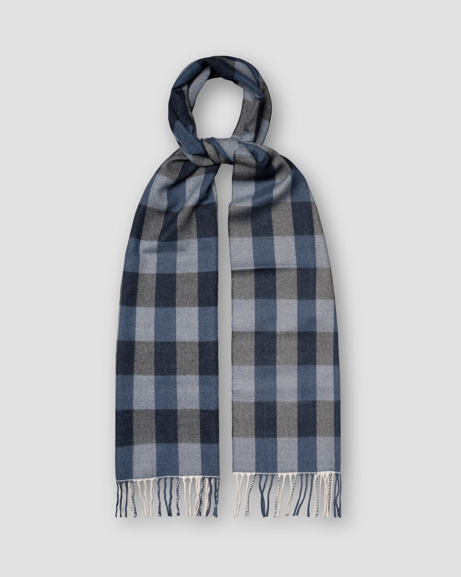 Eton - Check Merino Wool Scarf