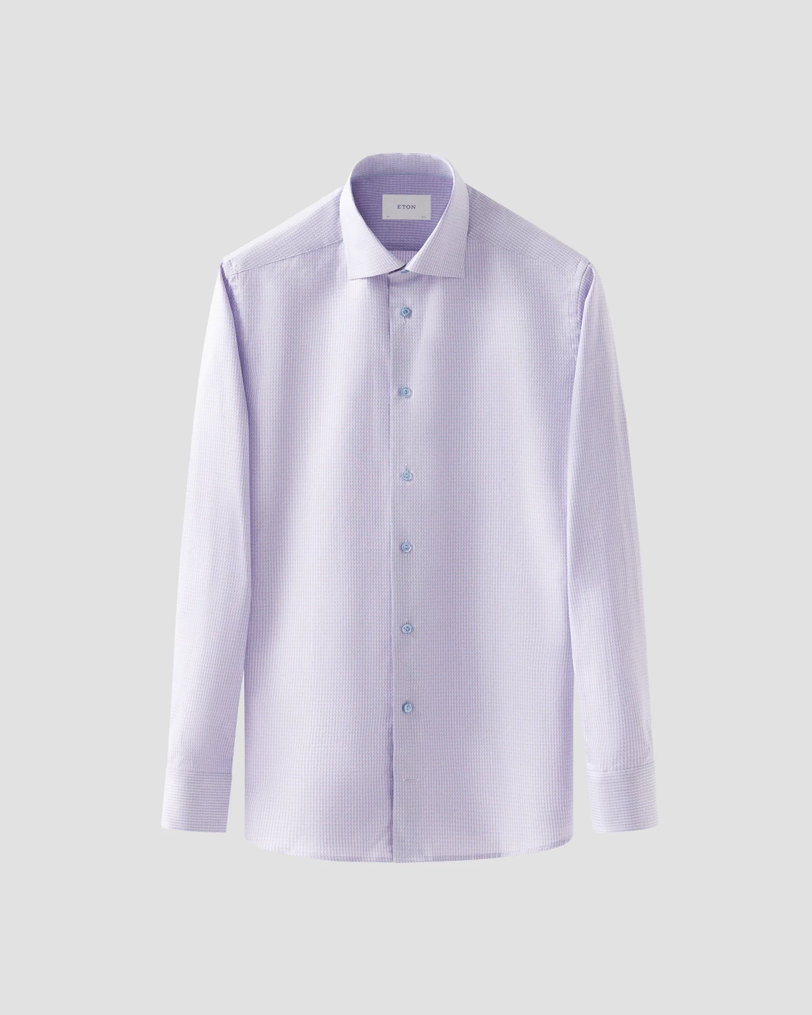 Eton - pink check signature dobby shirt