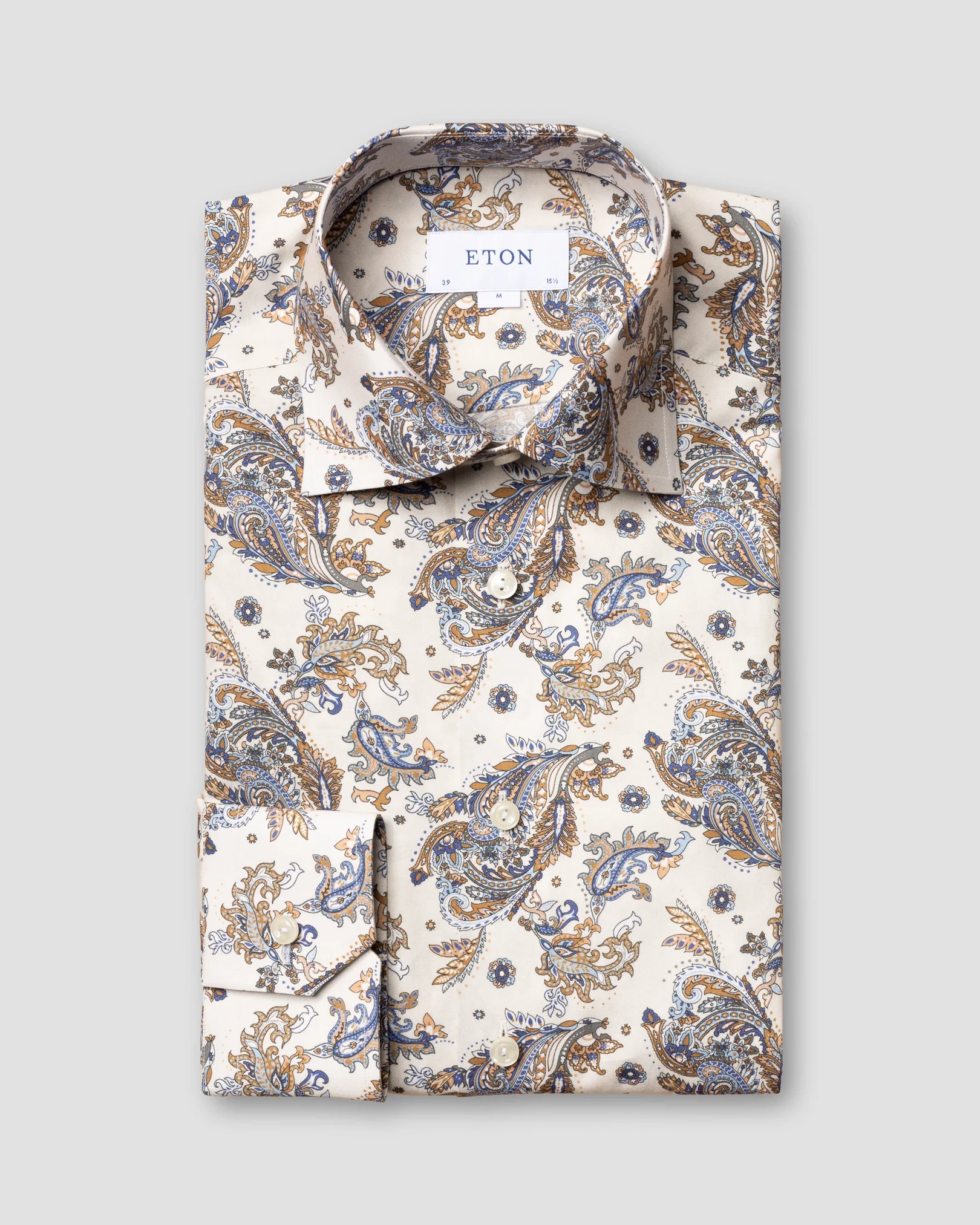 Eton - paisley signature twill shirt