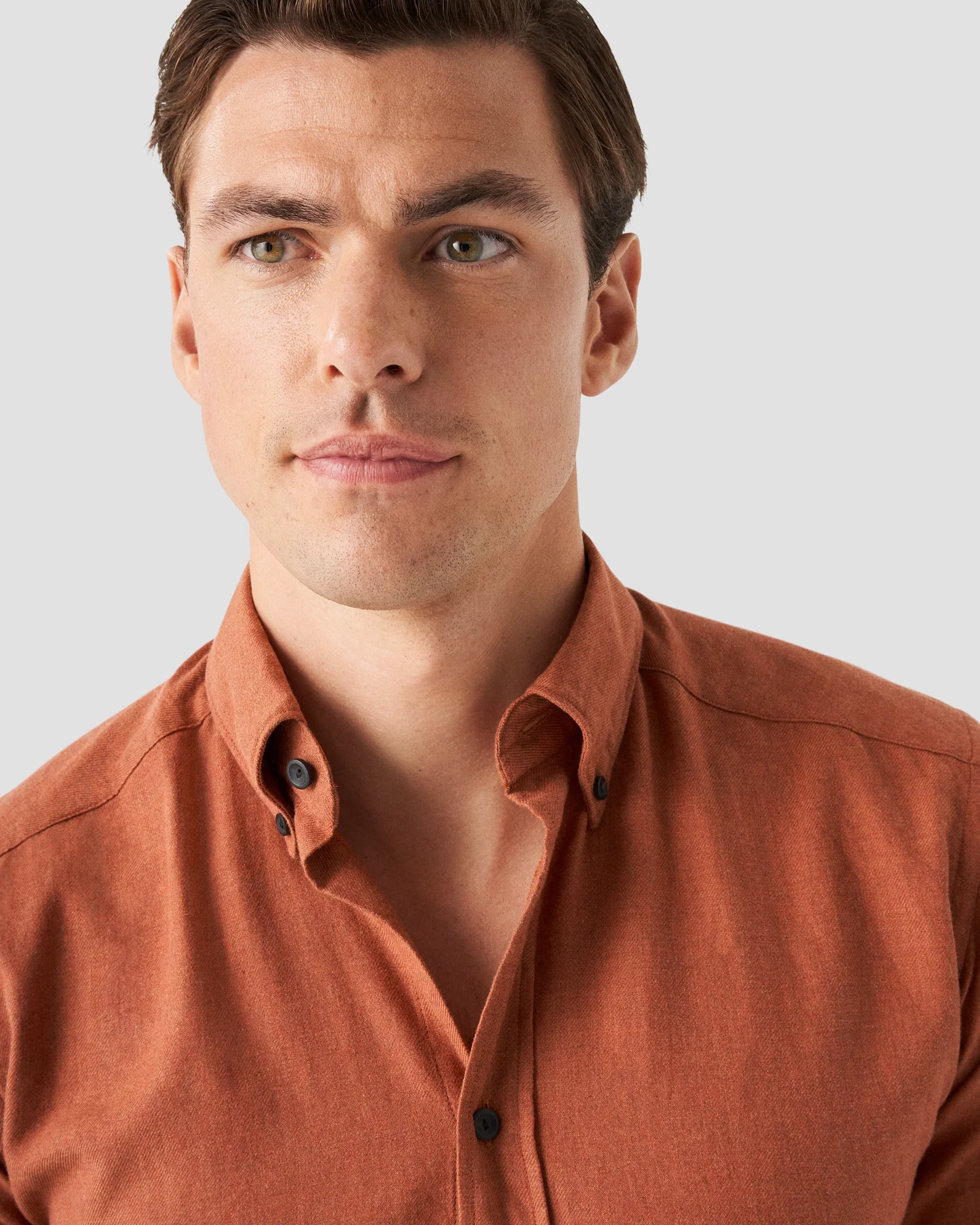 Eton - red flannel button down