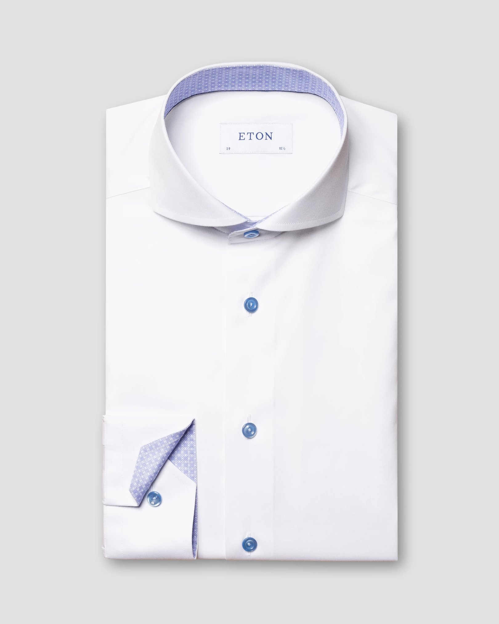 Eton - white poplin cut away single