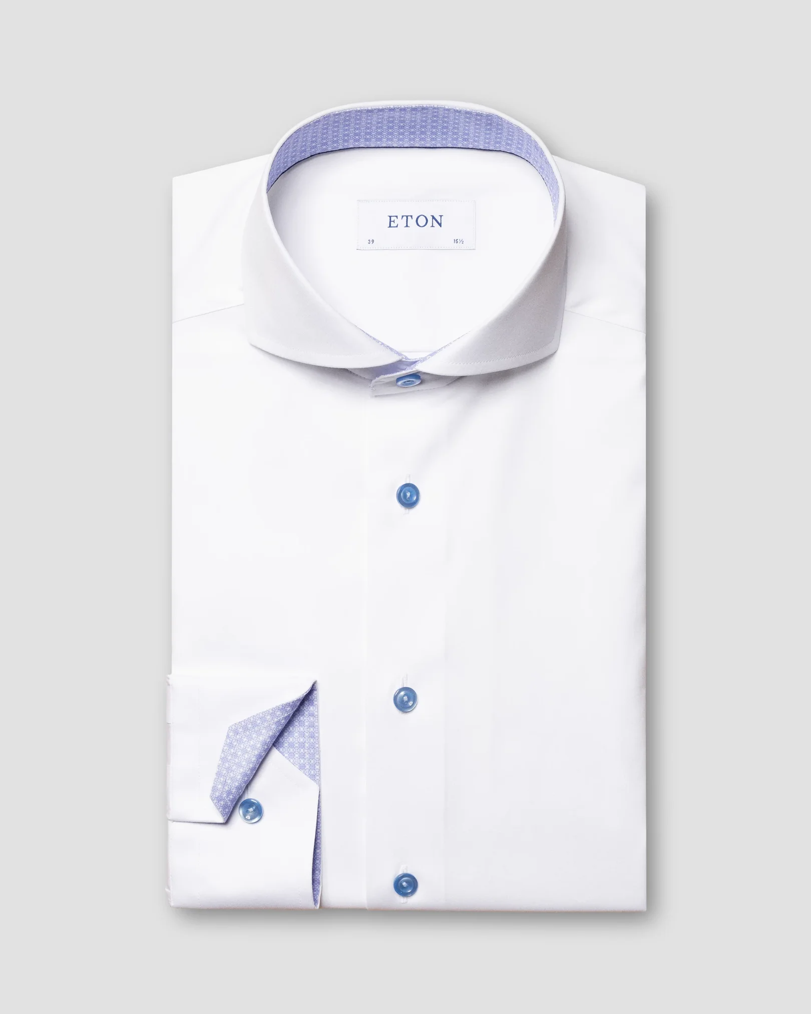 Eton - white poplin cut away single