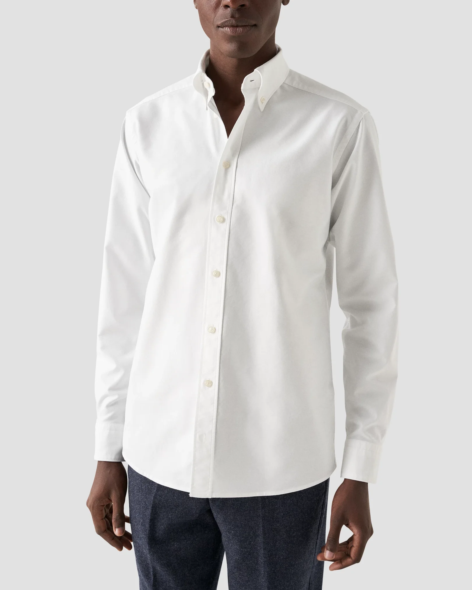 Eton - button down white oxford