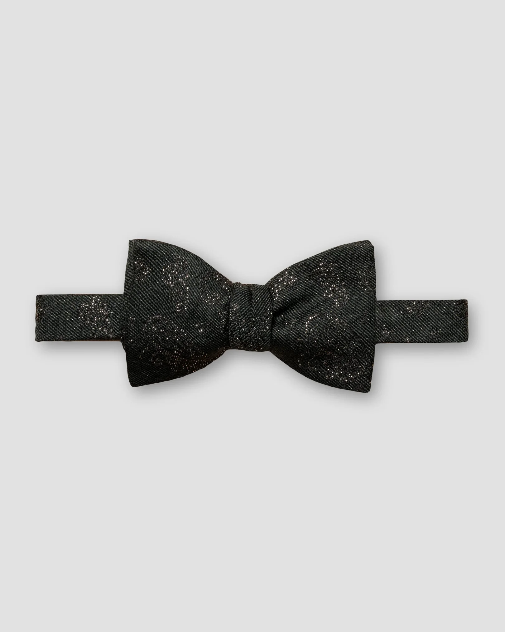 Eton - Dark Green Wool Blend Bow Tie - Self Tied