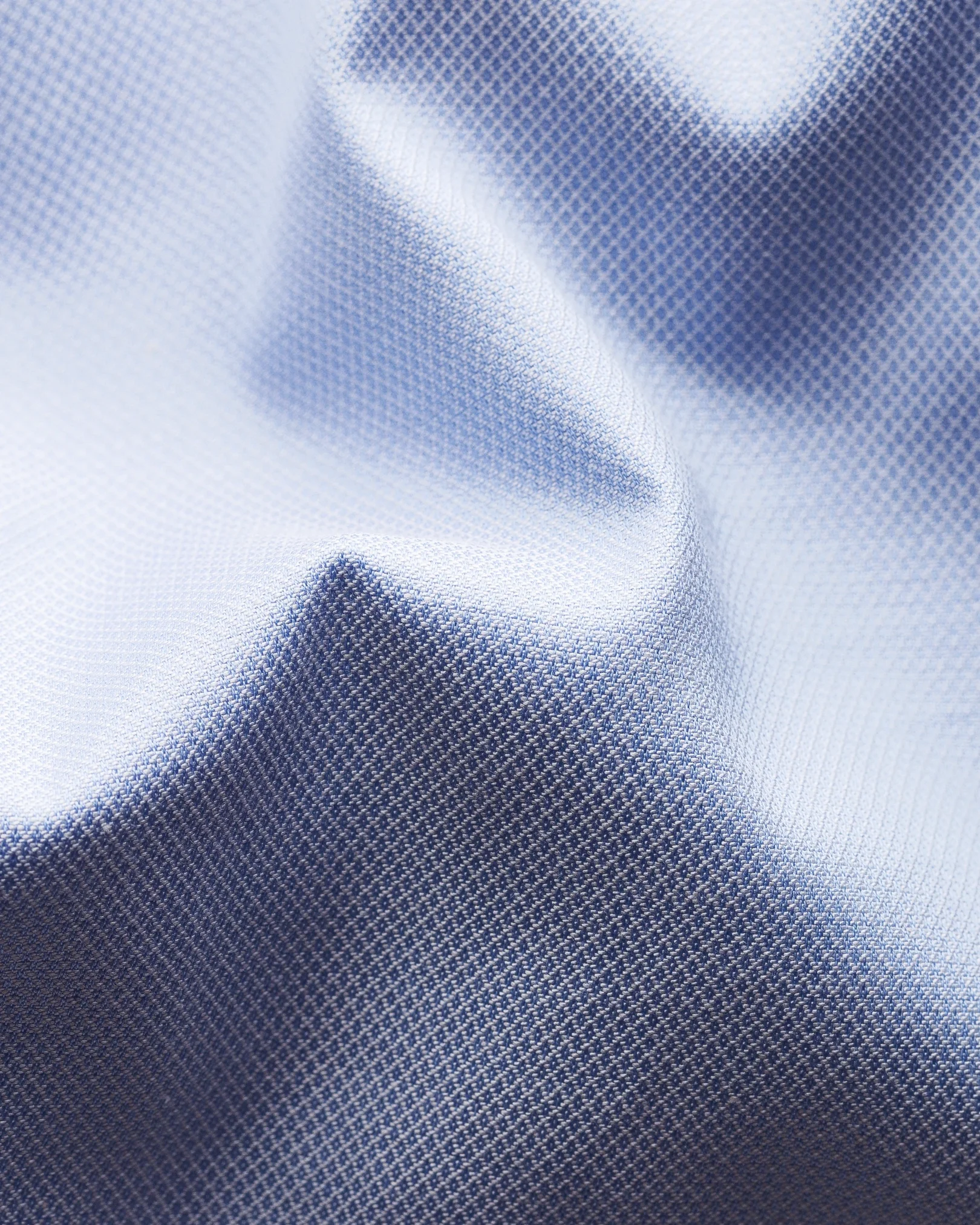 Eton - light blue cotton lyocell stretch shirt
