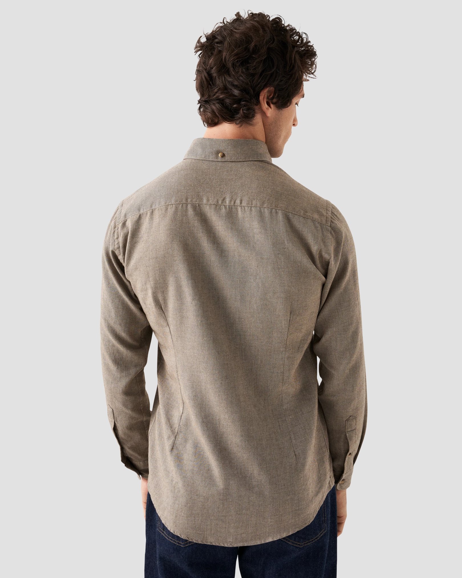 Eton - brown flannel twill