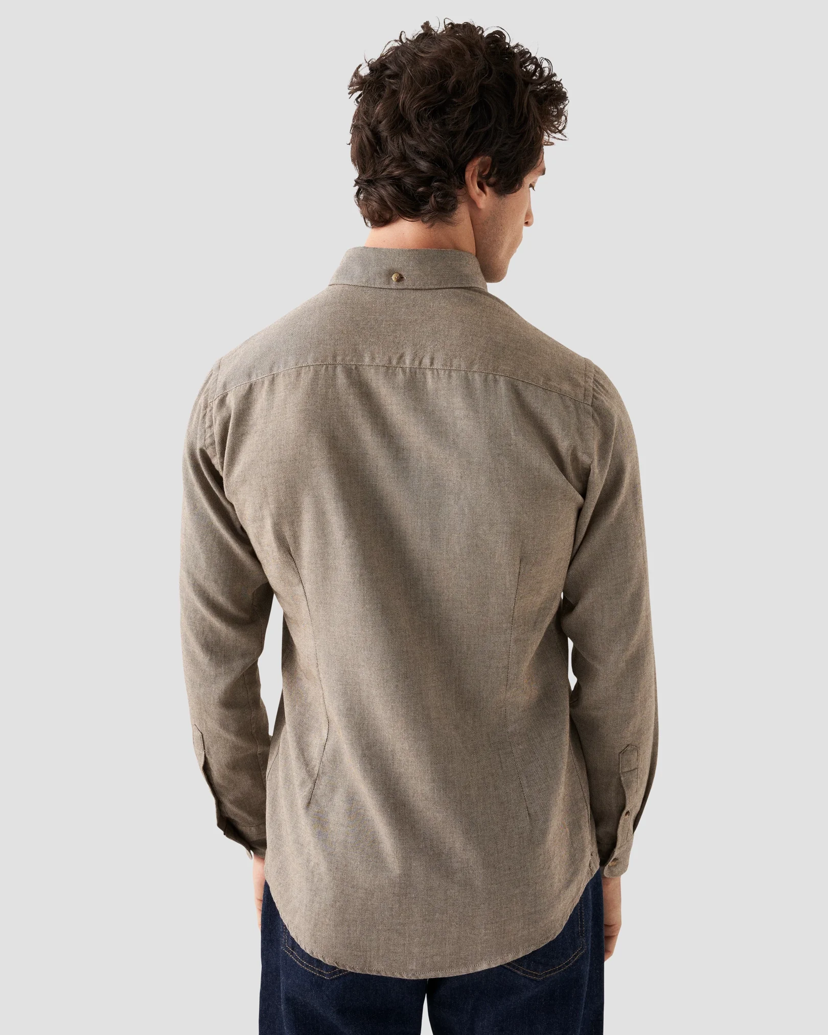 Eton - brown flannel twill