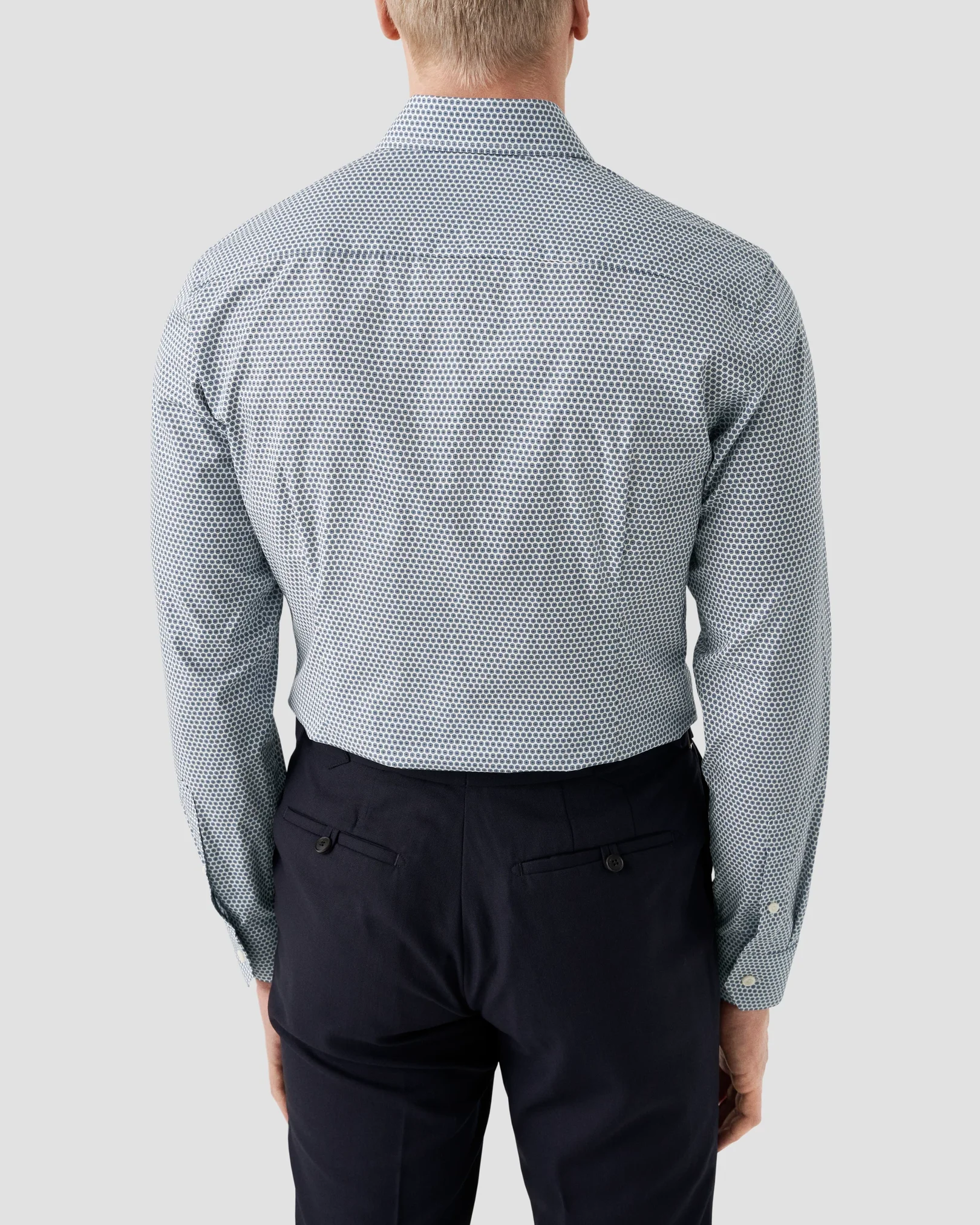 Eton - light blue dress twill shirt