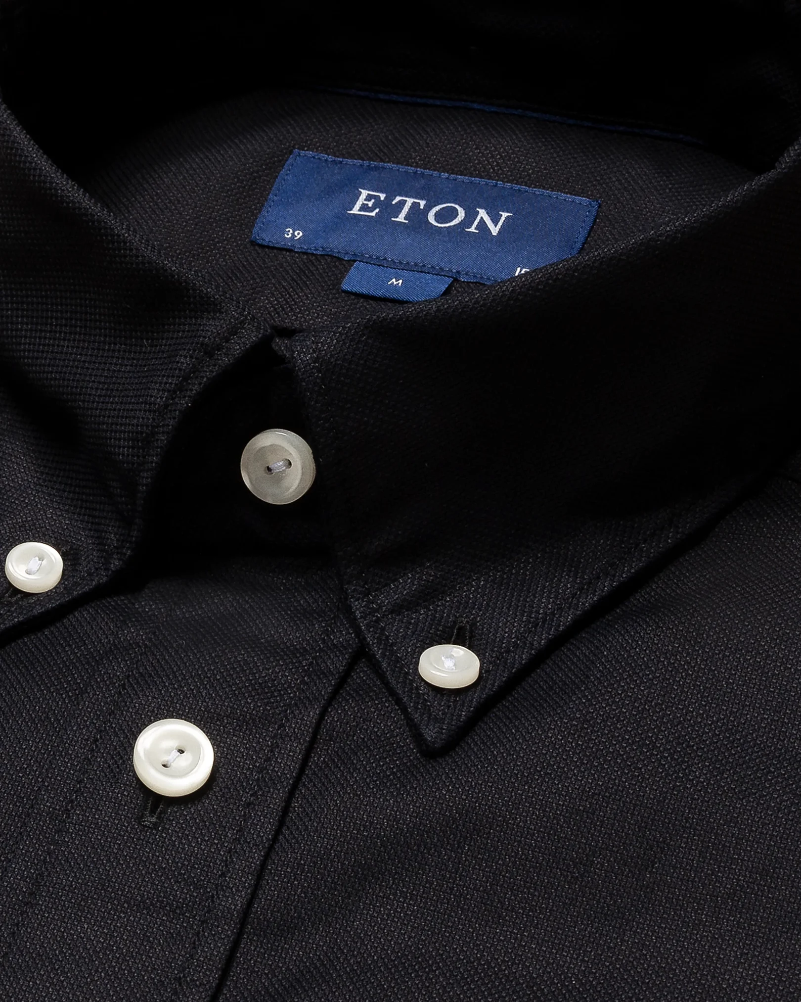 Eton - black royal oxford tencel