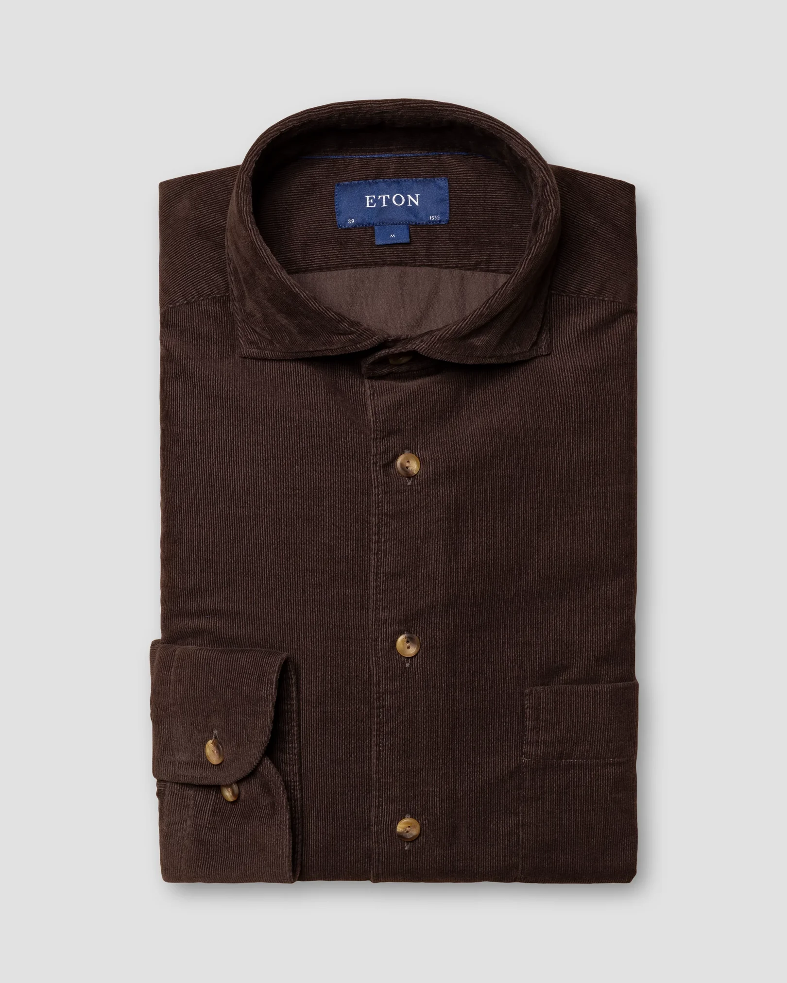 Eton - dark brown corduroy