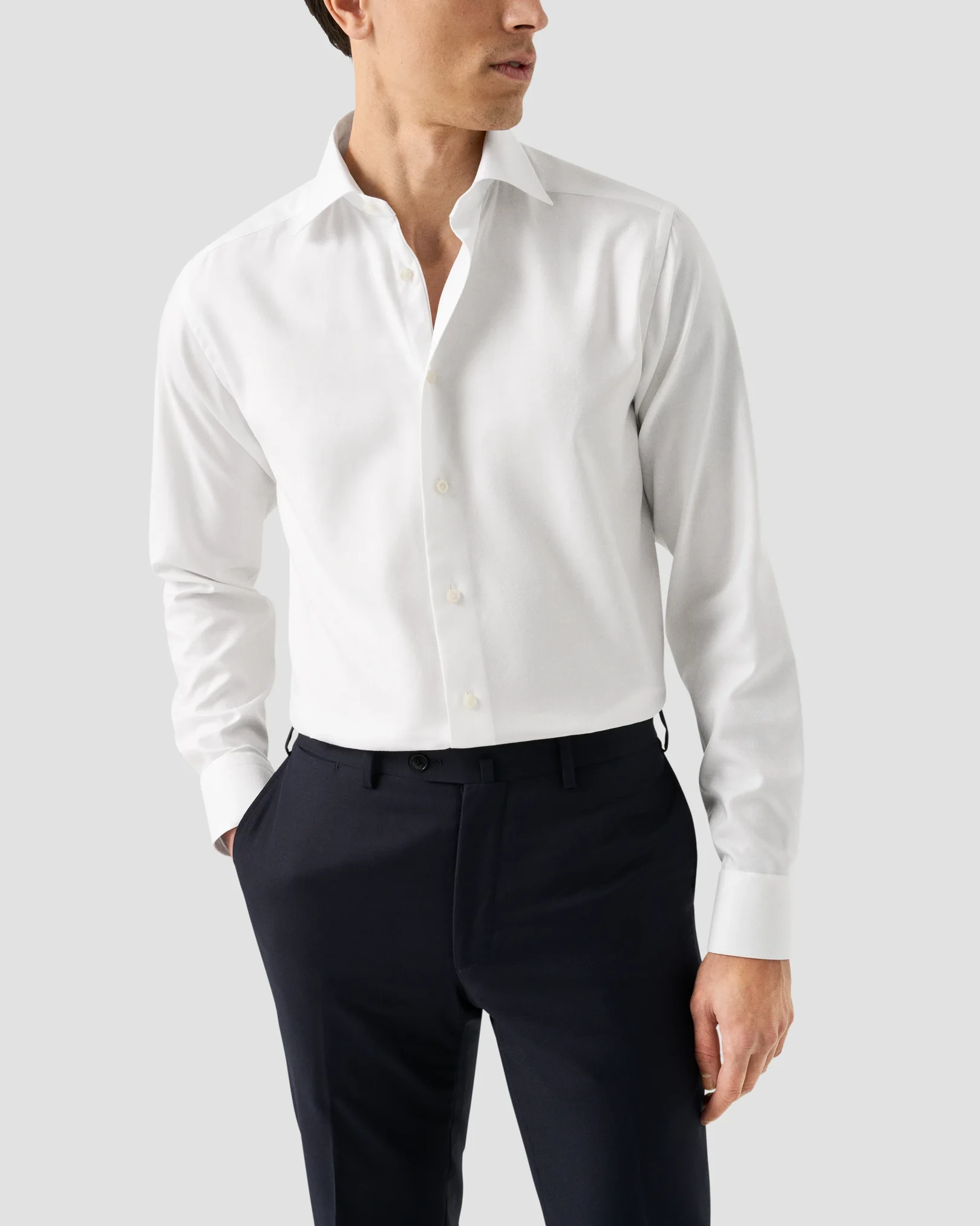 Eton - Melange Fine Twill Shirt