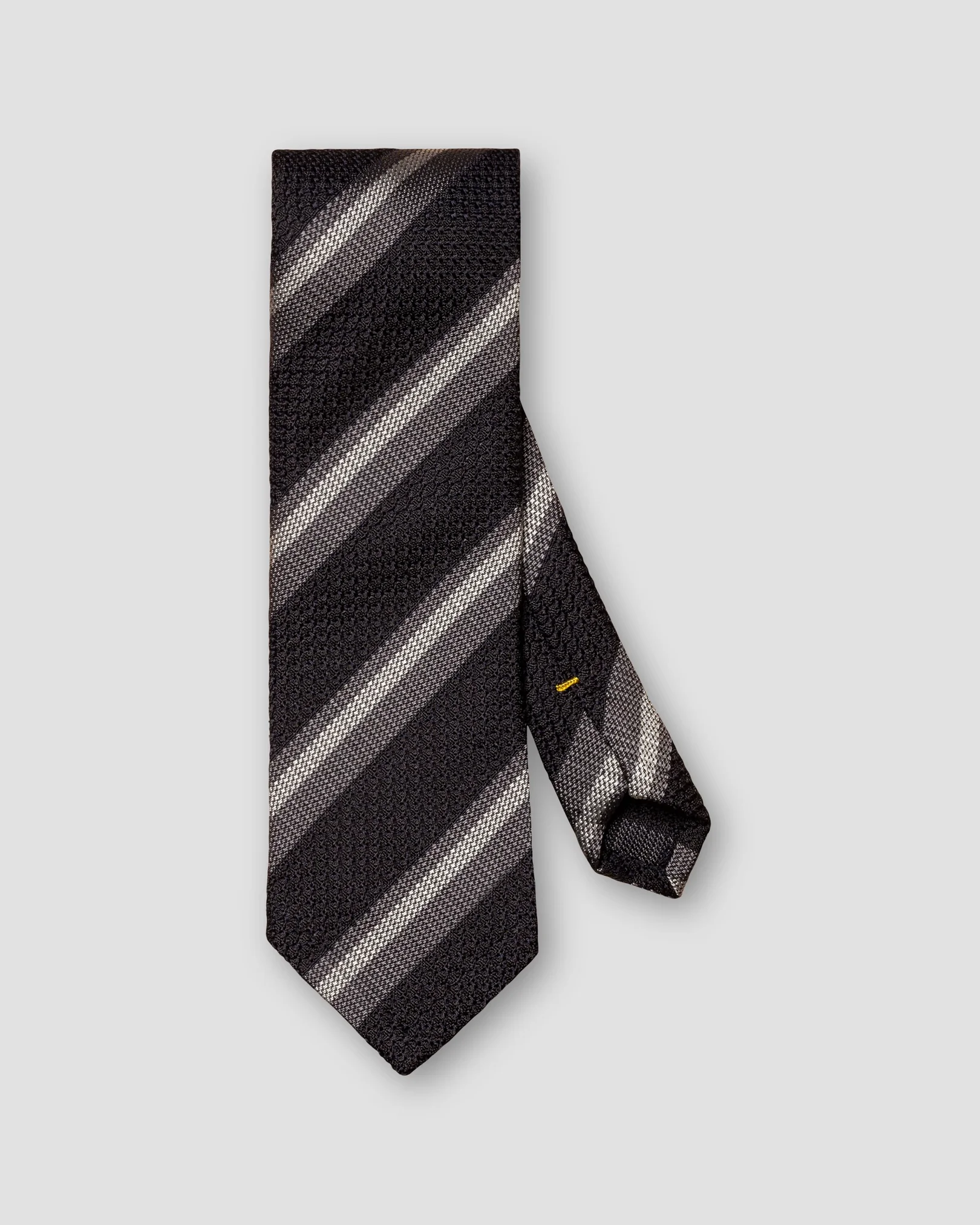 Eton - navy blue striped grenadine tie
