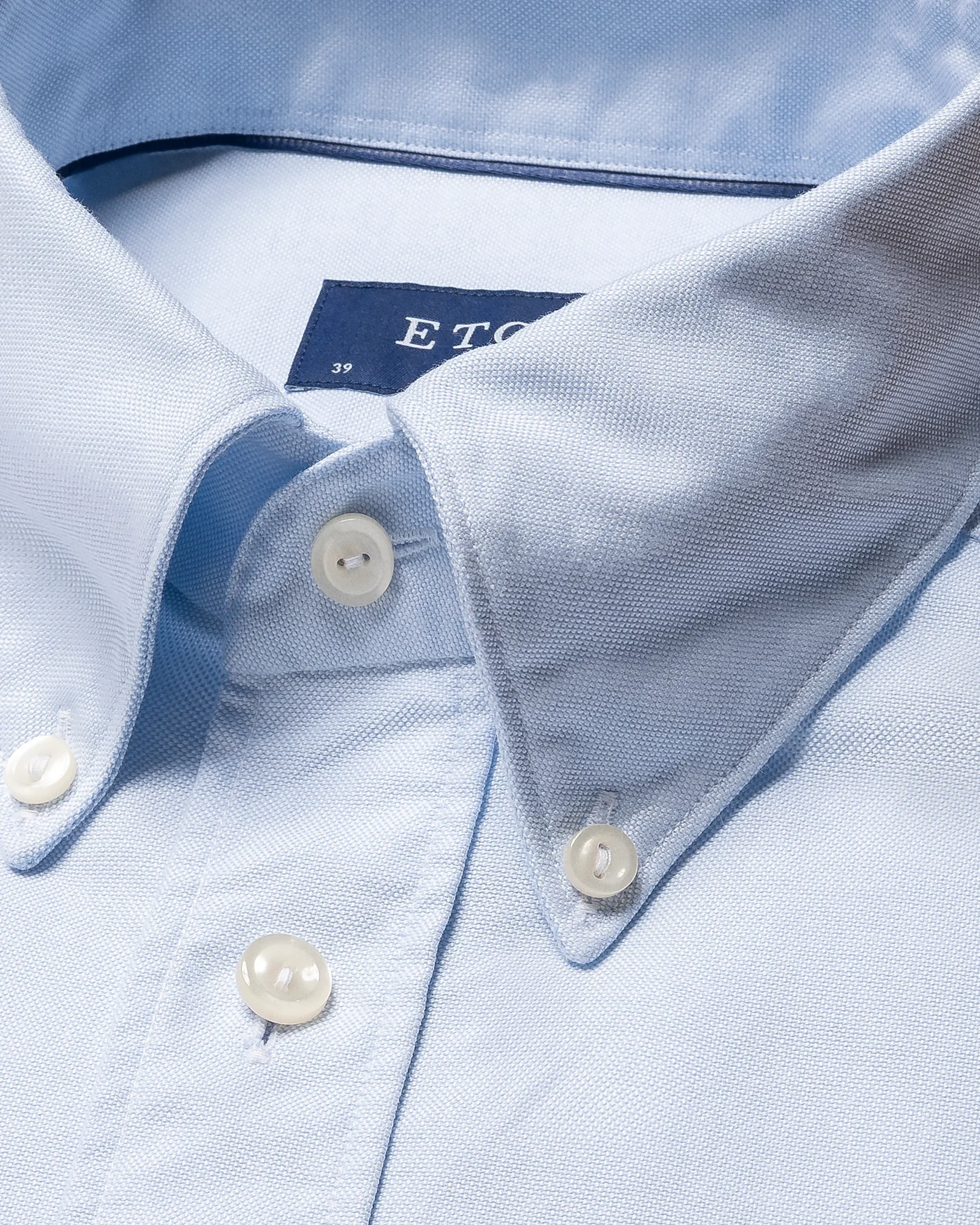 Eton - solid light blue oxford shirt