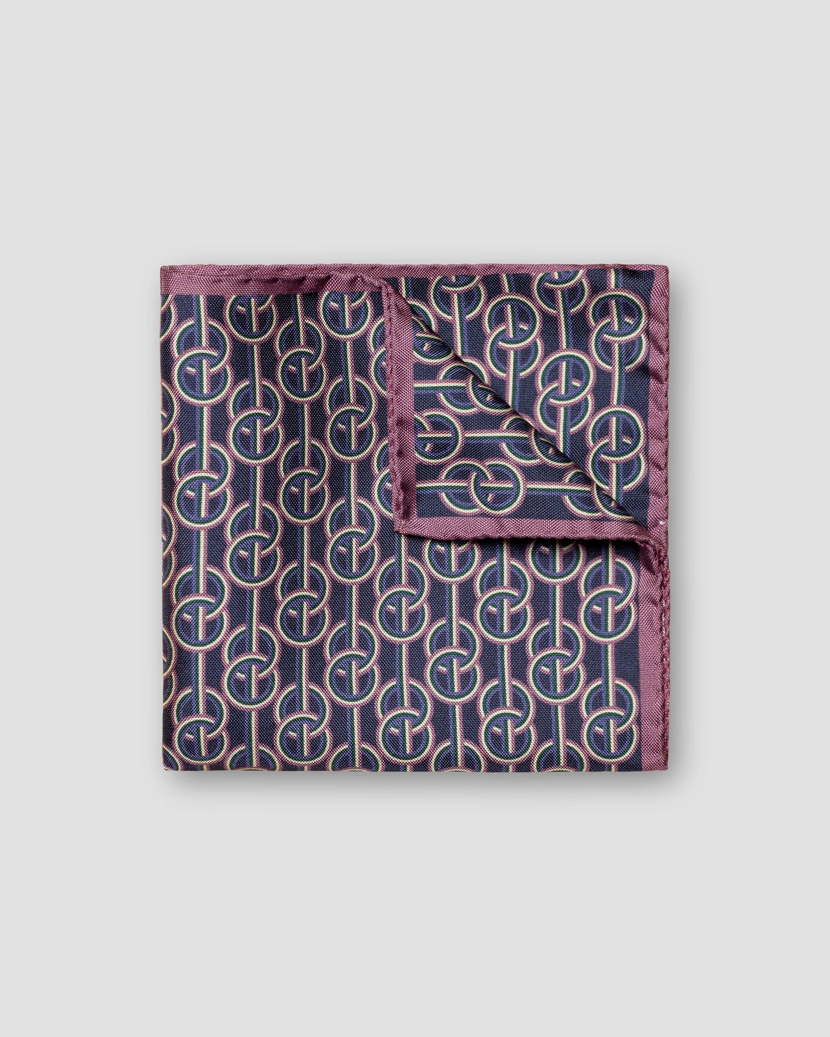 Eton - dark purple chain print