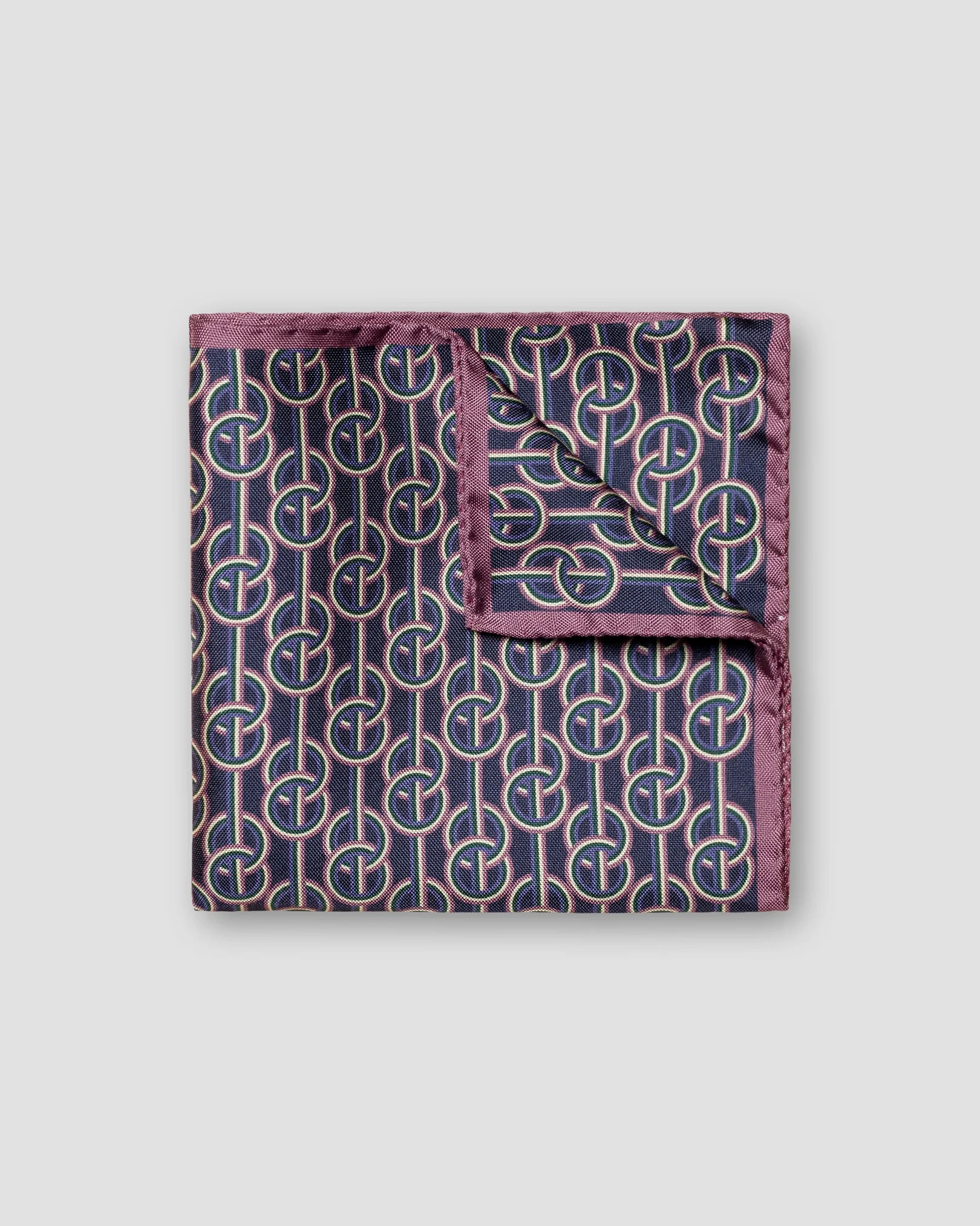 Eton - dark purple chain print