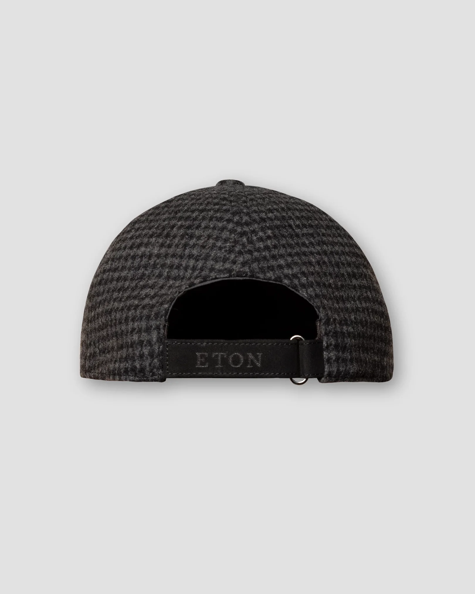 Eton - black houndstooth cap