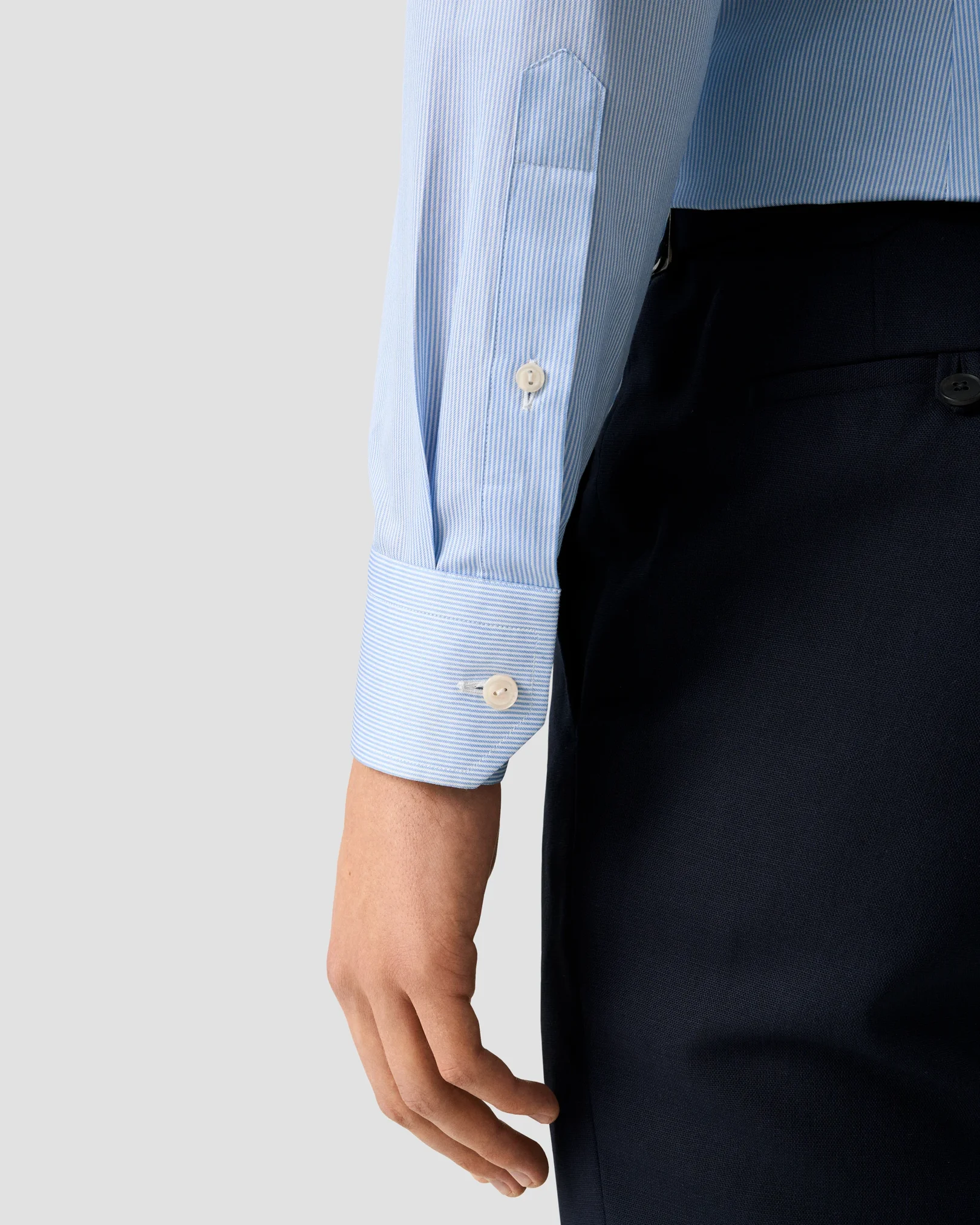 Eton - Fine Stripe Signature Twill Shirt