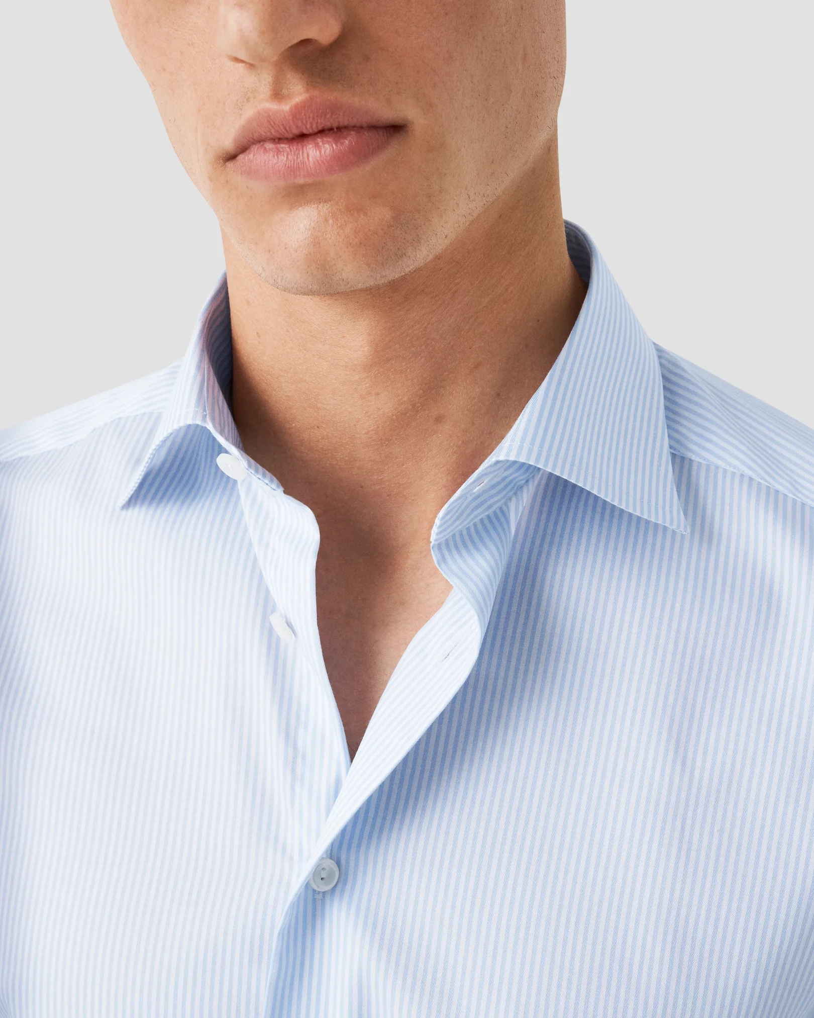 Eton - light blue fine twill