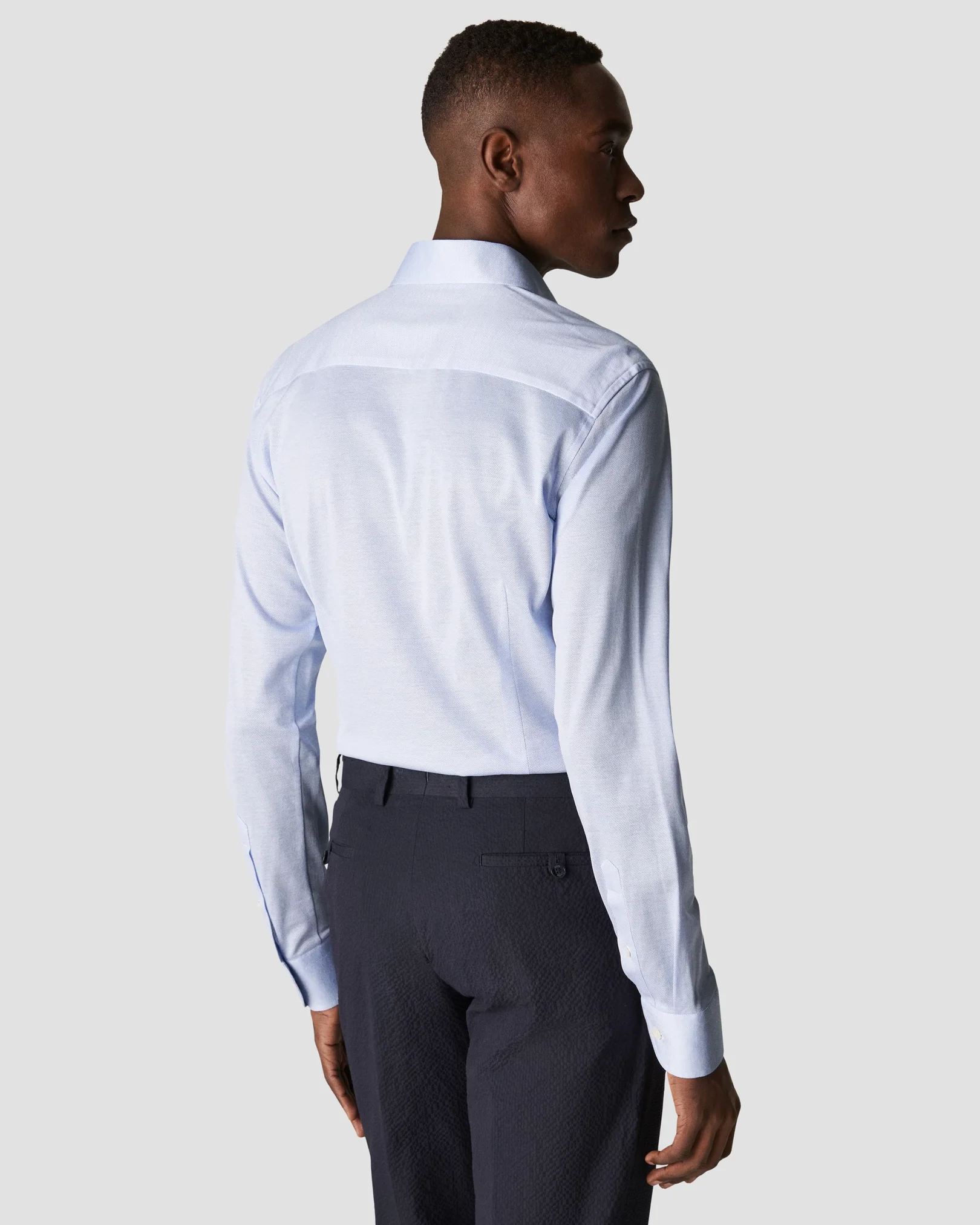 Eton - light blue oxford pique