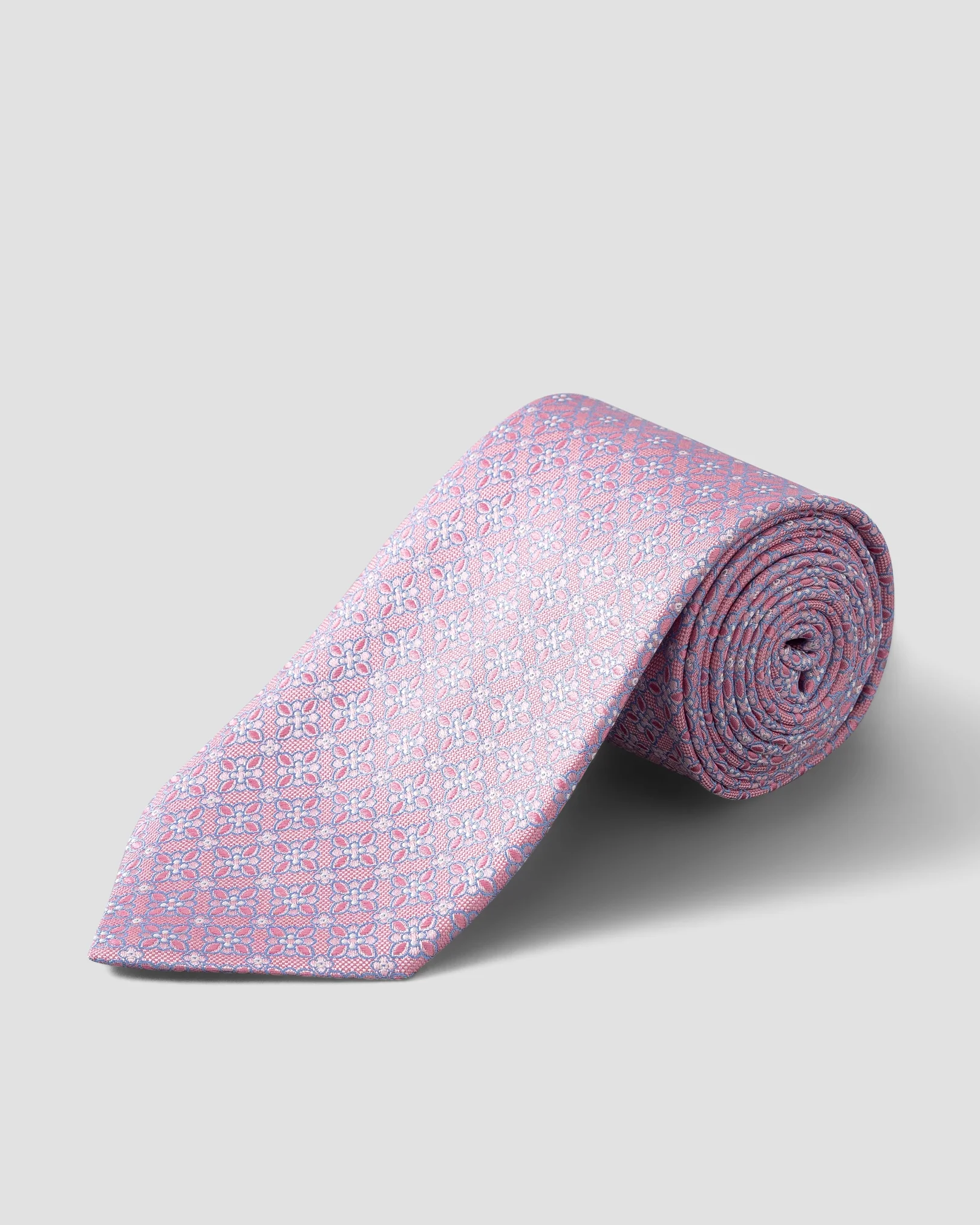 Eton - pink floral silk tie we