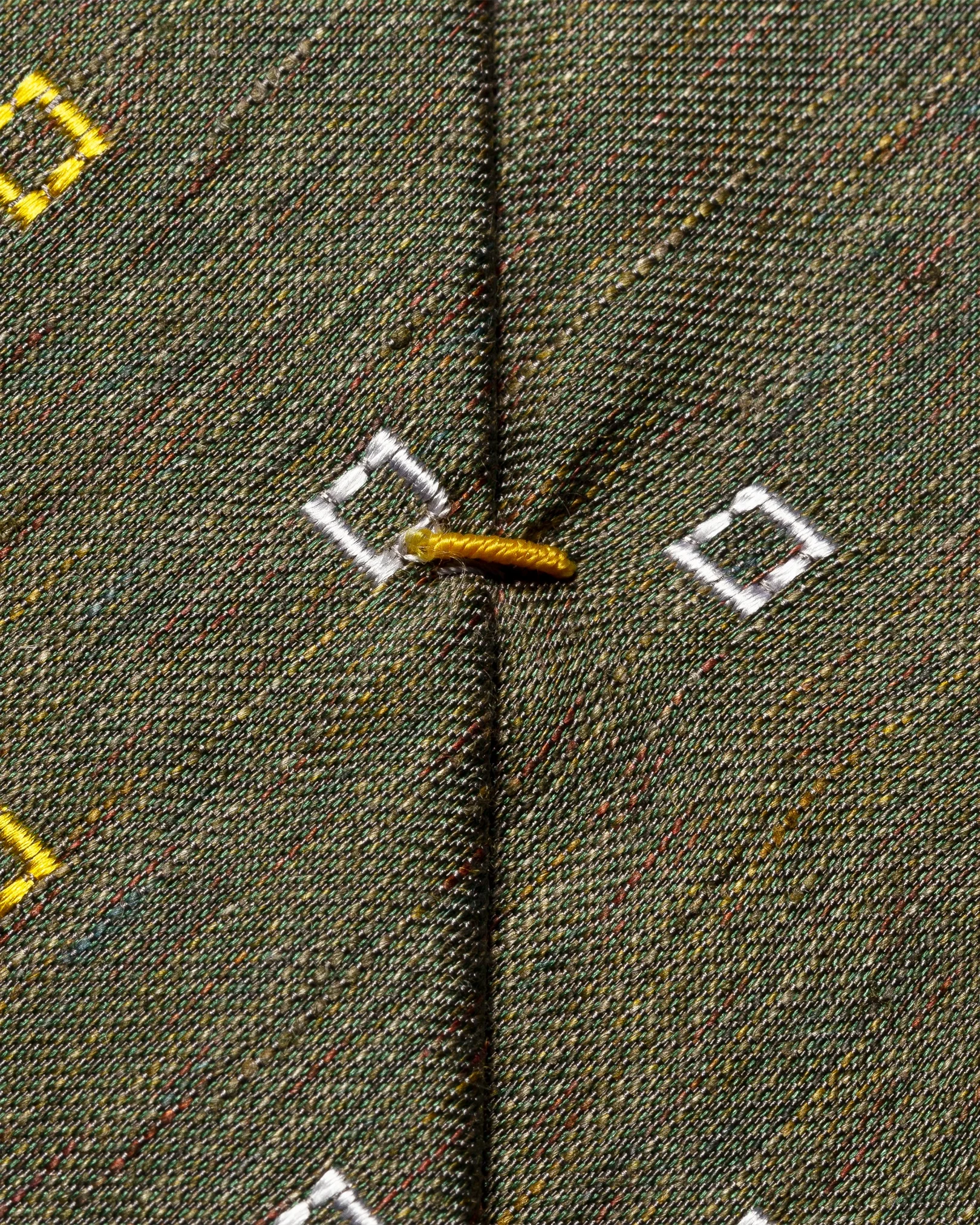Eton - green geometric tie
