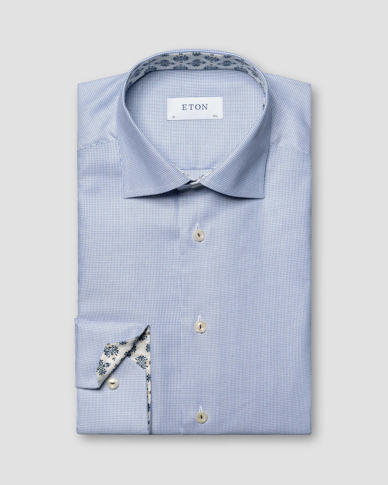 Eton - Semi Solid Cotton TENCEL™ Lyocell Shirt