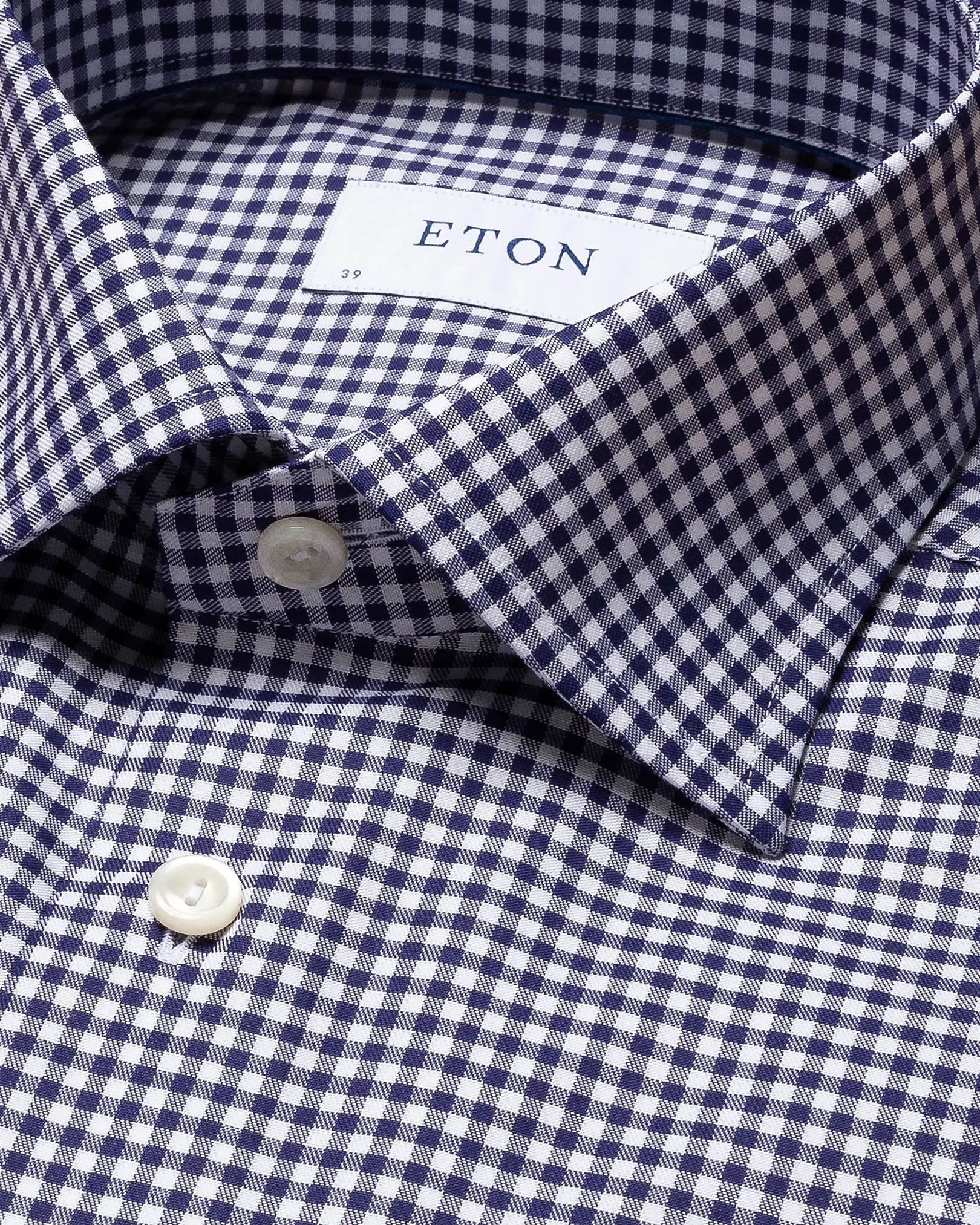 Eton - navy blue signature twill