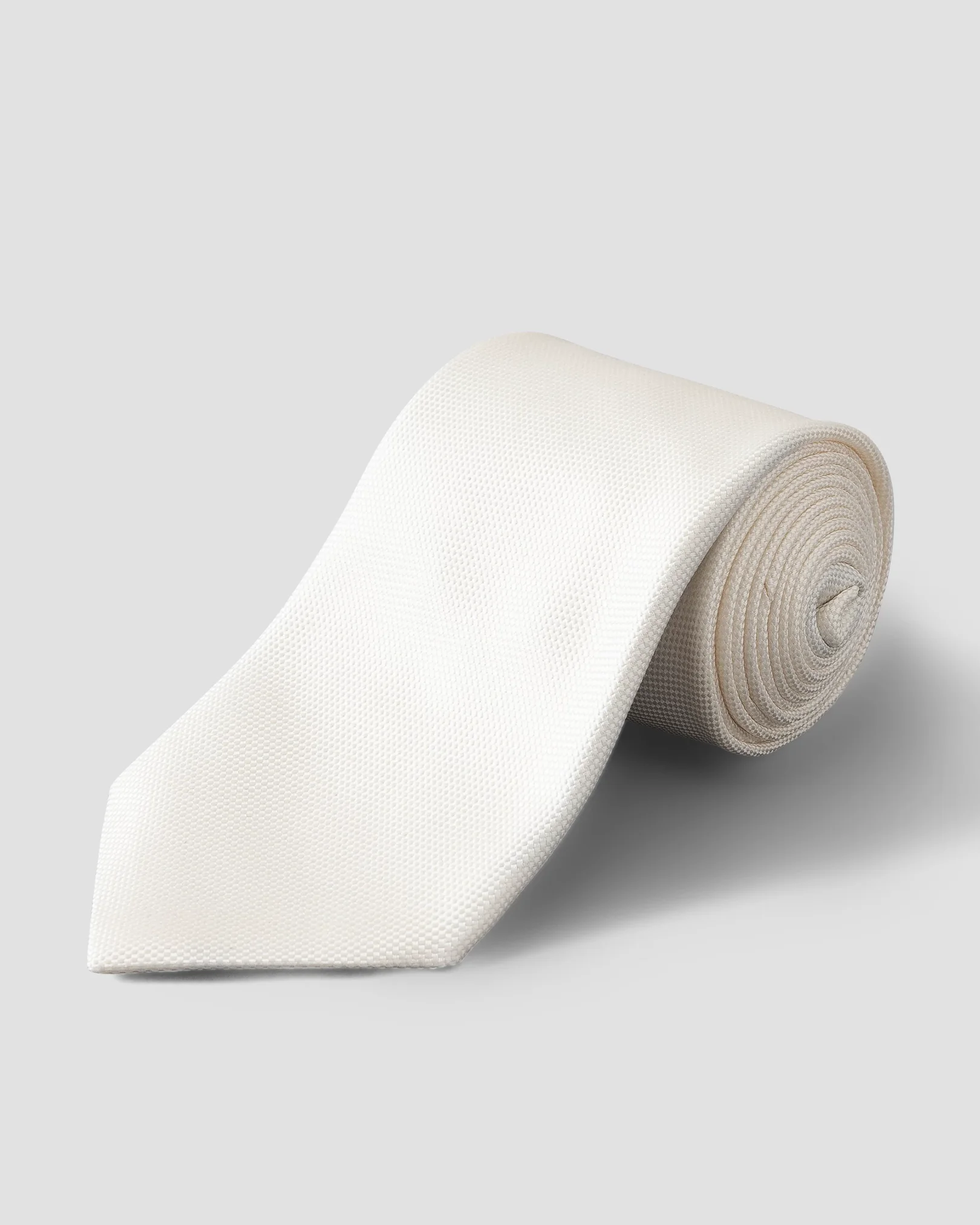 Eton - White basketweave tie