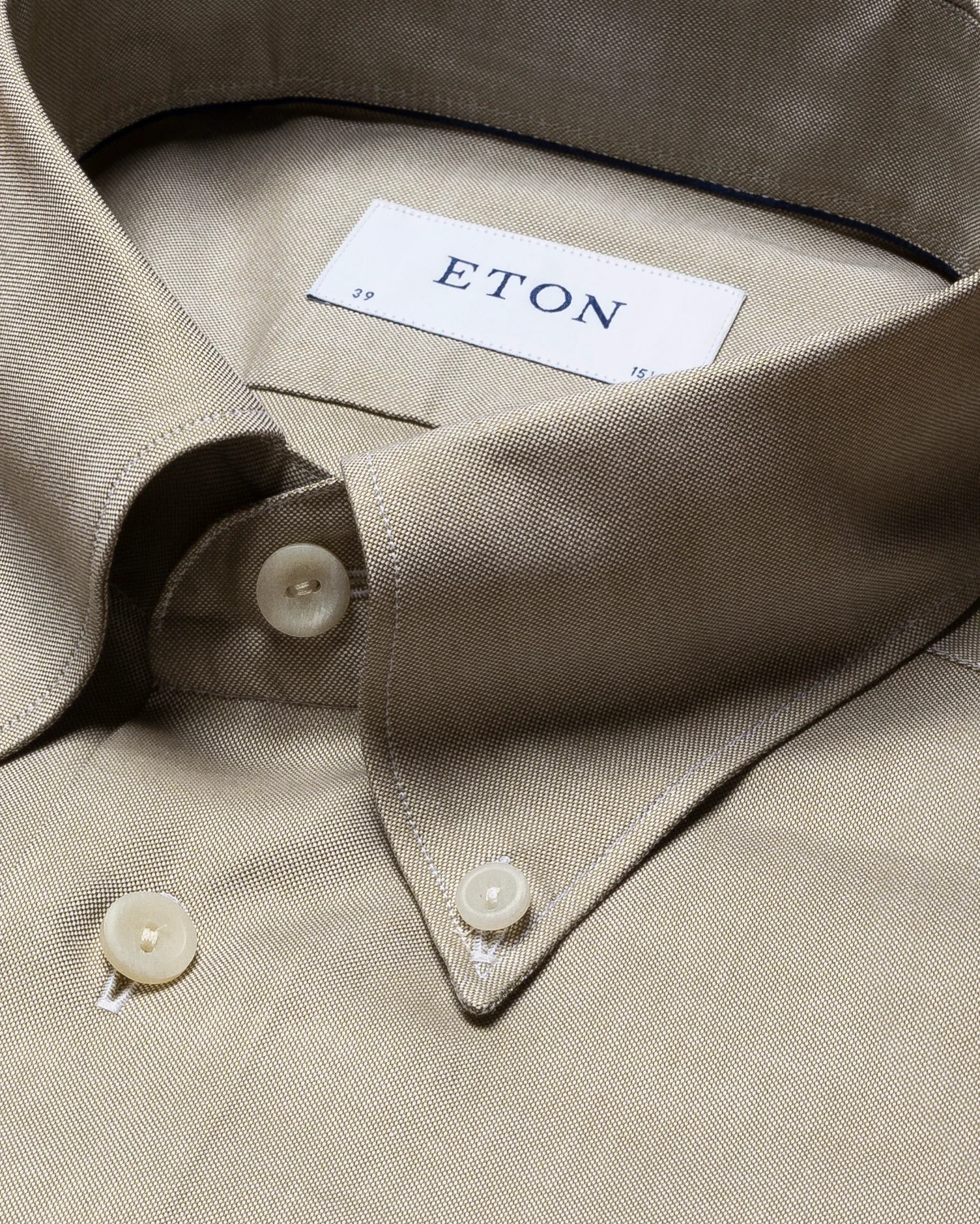 Eton - green wrinkle free oxford shirt