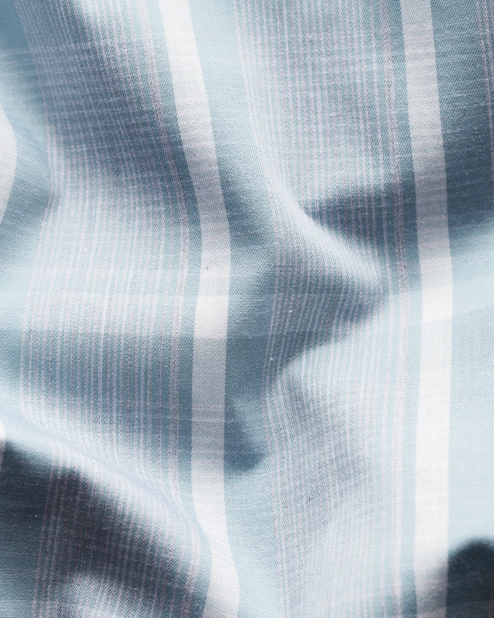 Eton - light blue fine twill melange