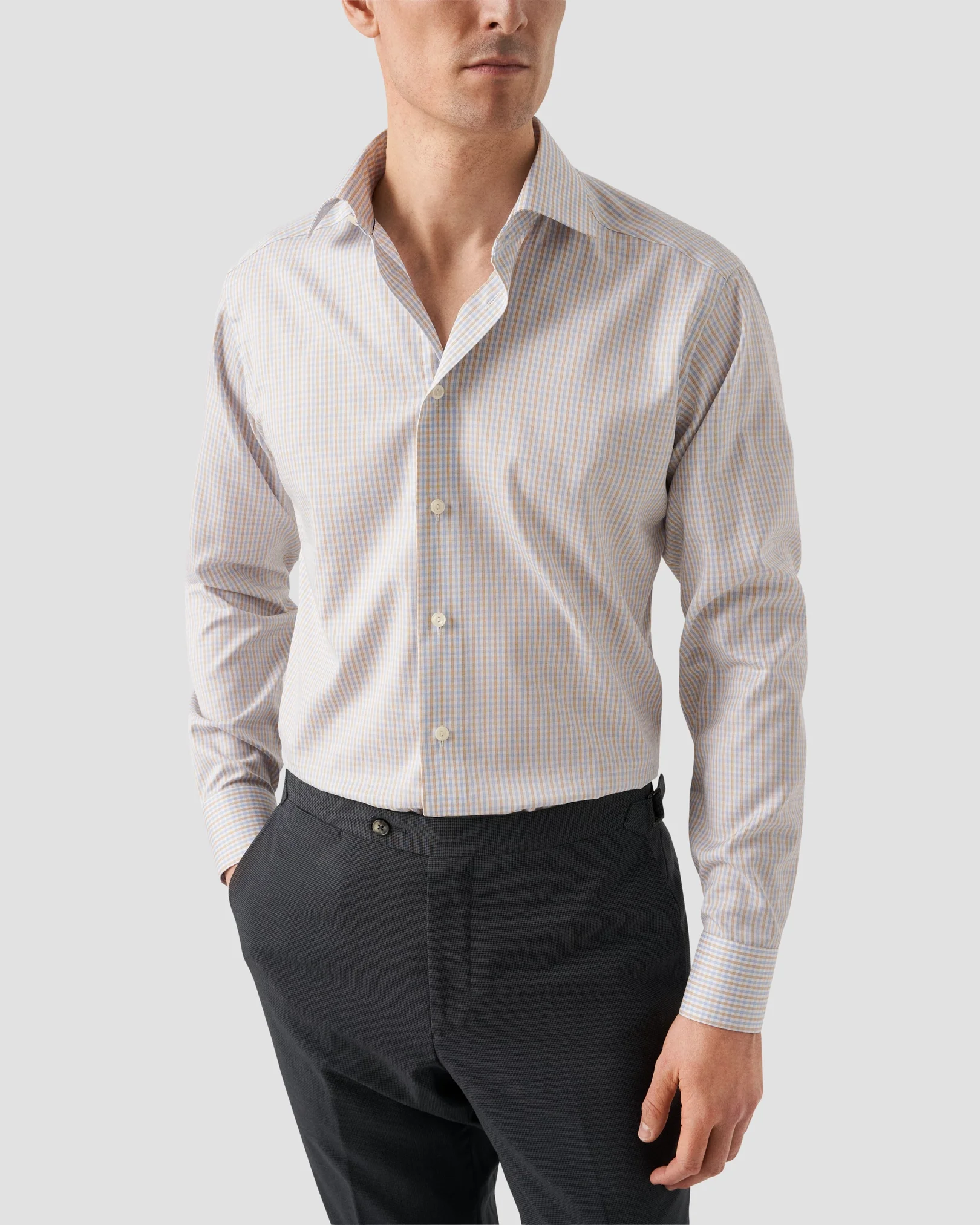Eton - beige signature twill made to order