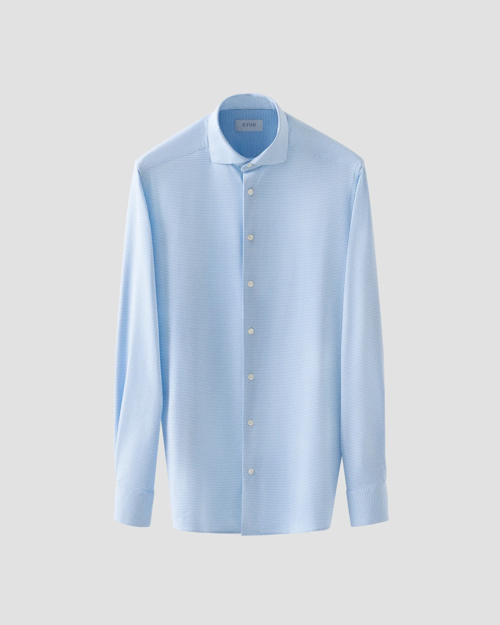 Eton - Micro Check Four-Way Strech Shirt