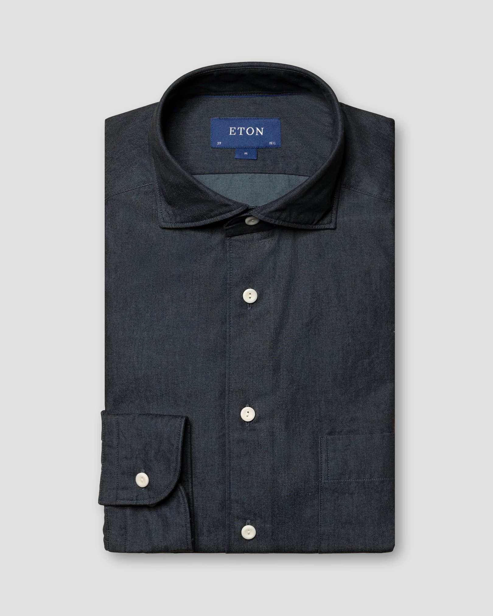 Eton - black heavy twill