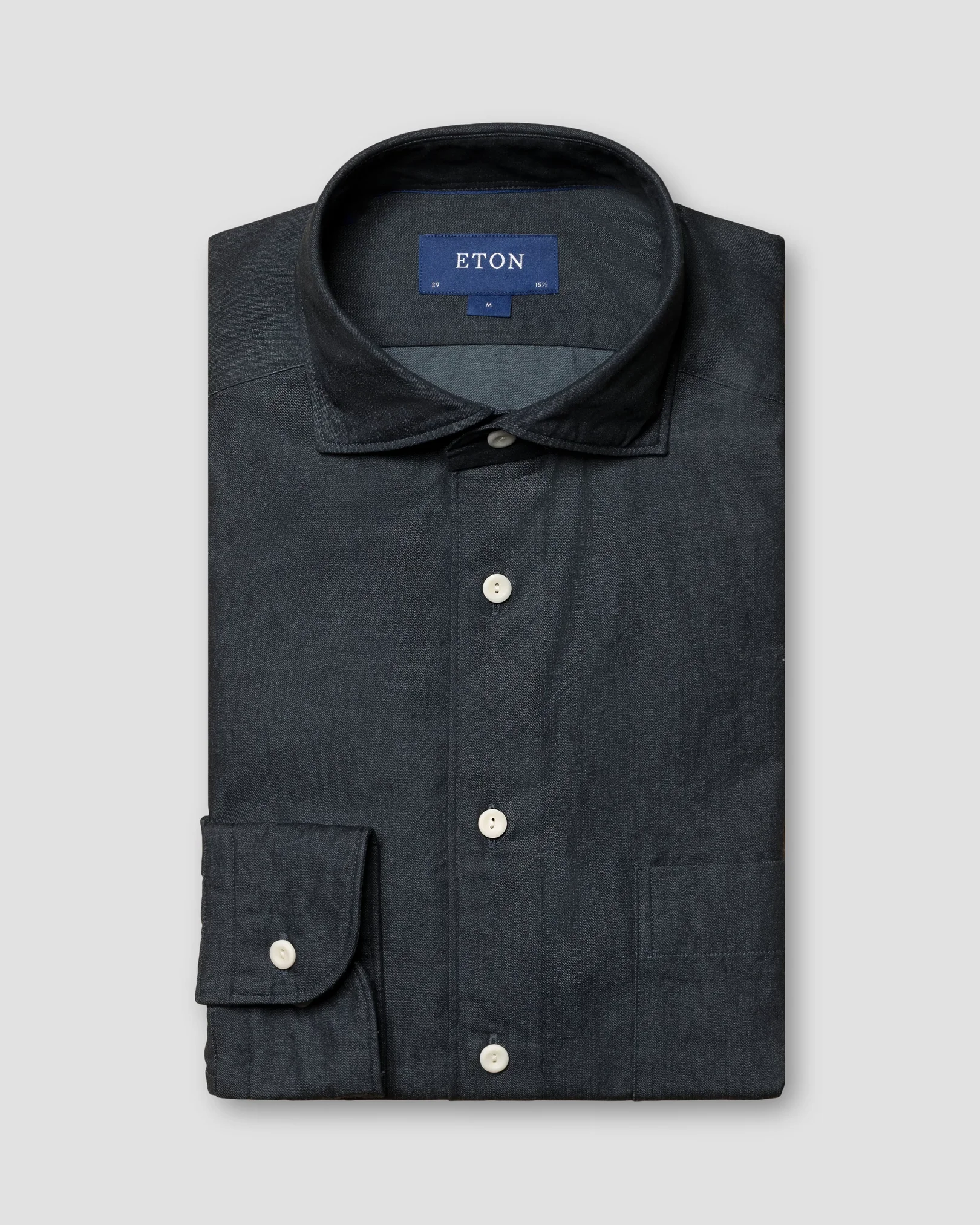 Eton - black heavy twill