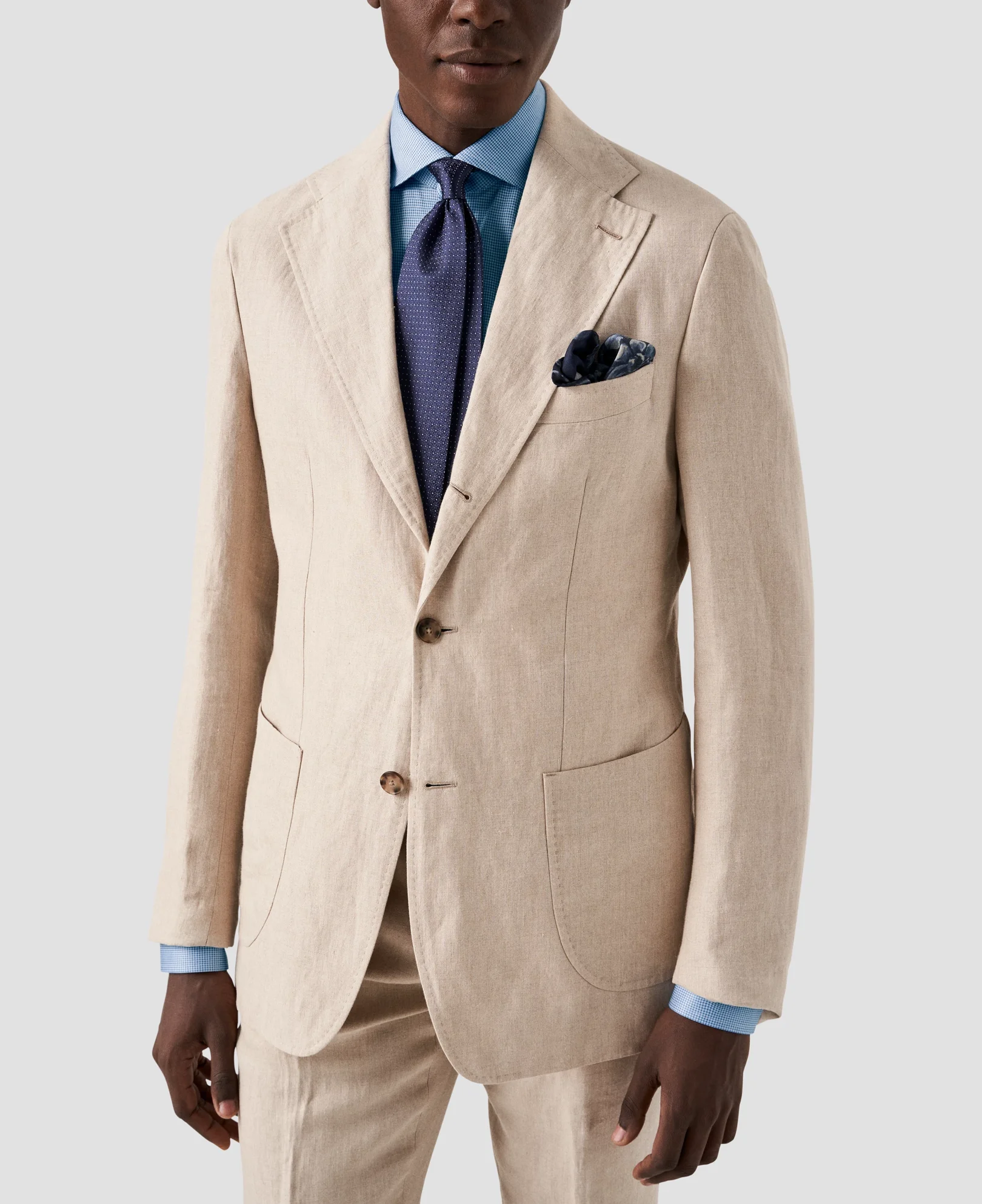 Eton - micro check king knit