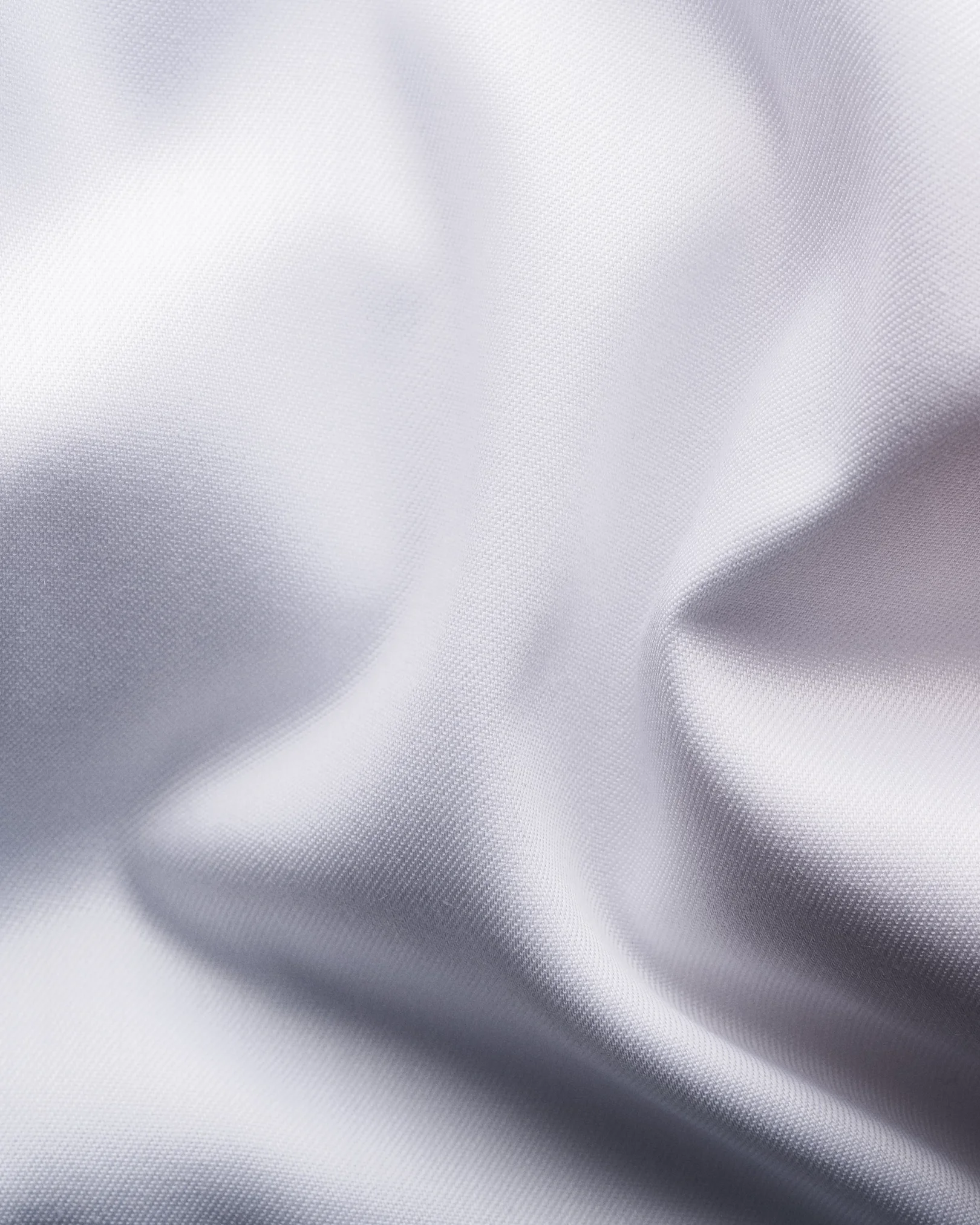 Eton - white signature twill floral contrast