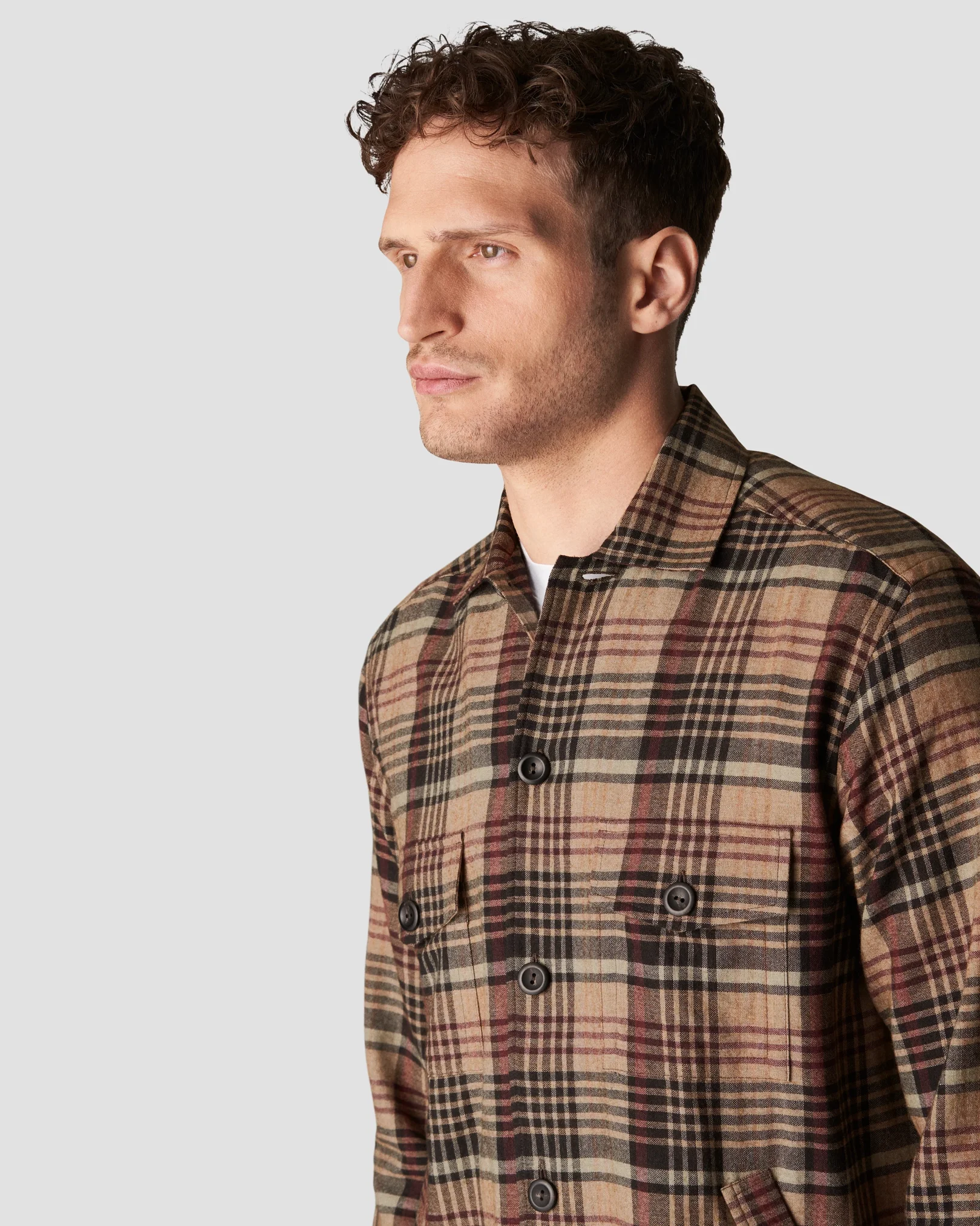 Eton - orange cotton wool cashmere