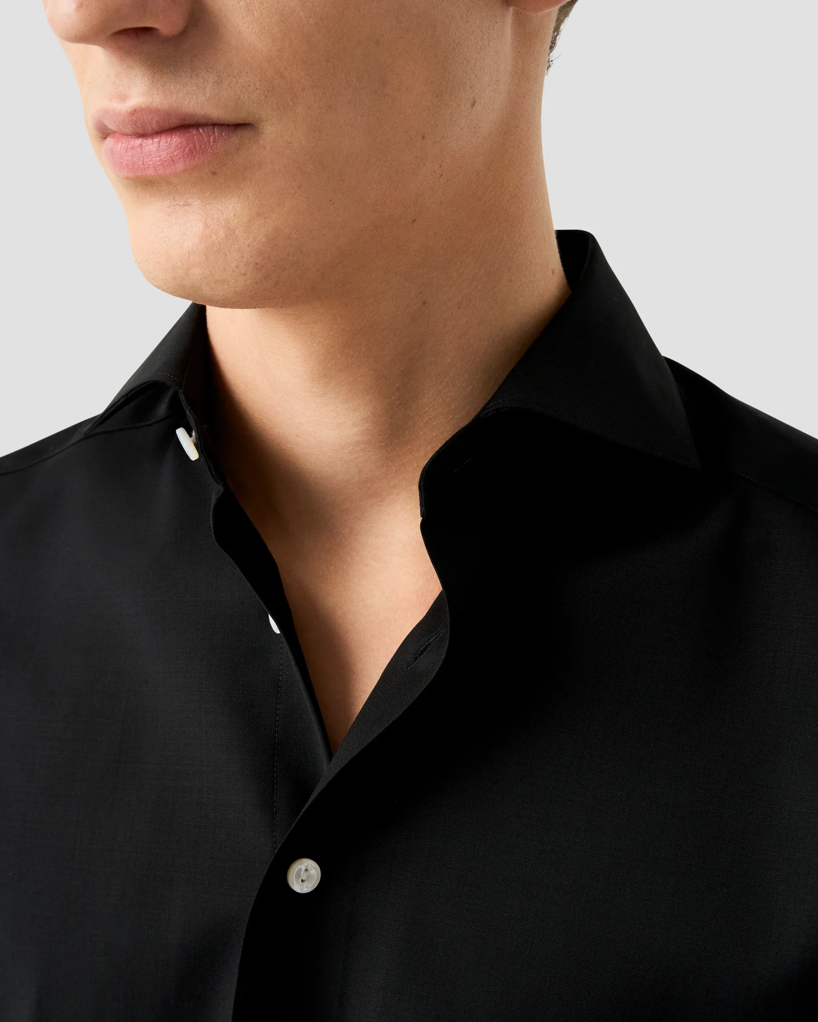 Eton - Solid Merino Wool Shirt