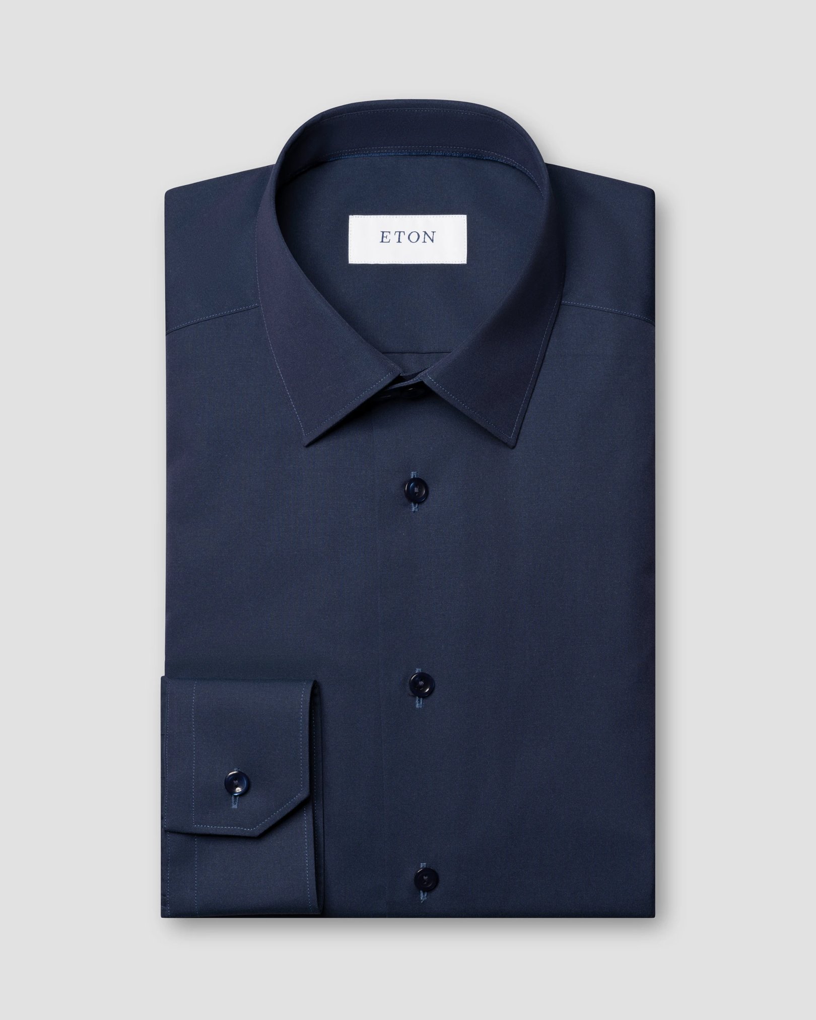 Eton - solid signature poplin shirt