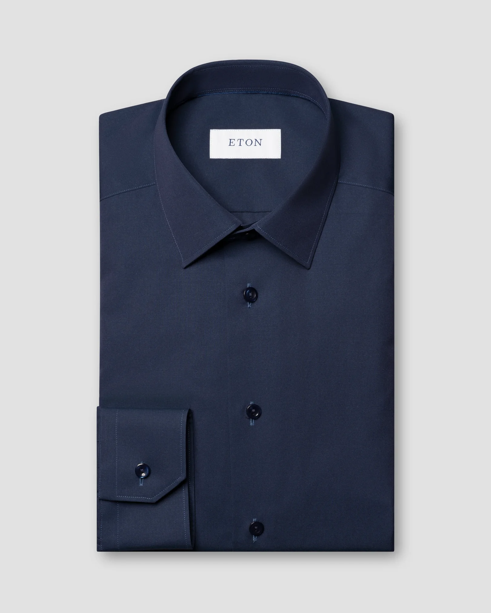Eton - solid signature poplin shirt