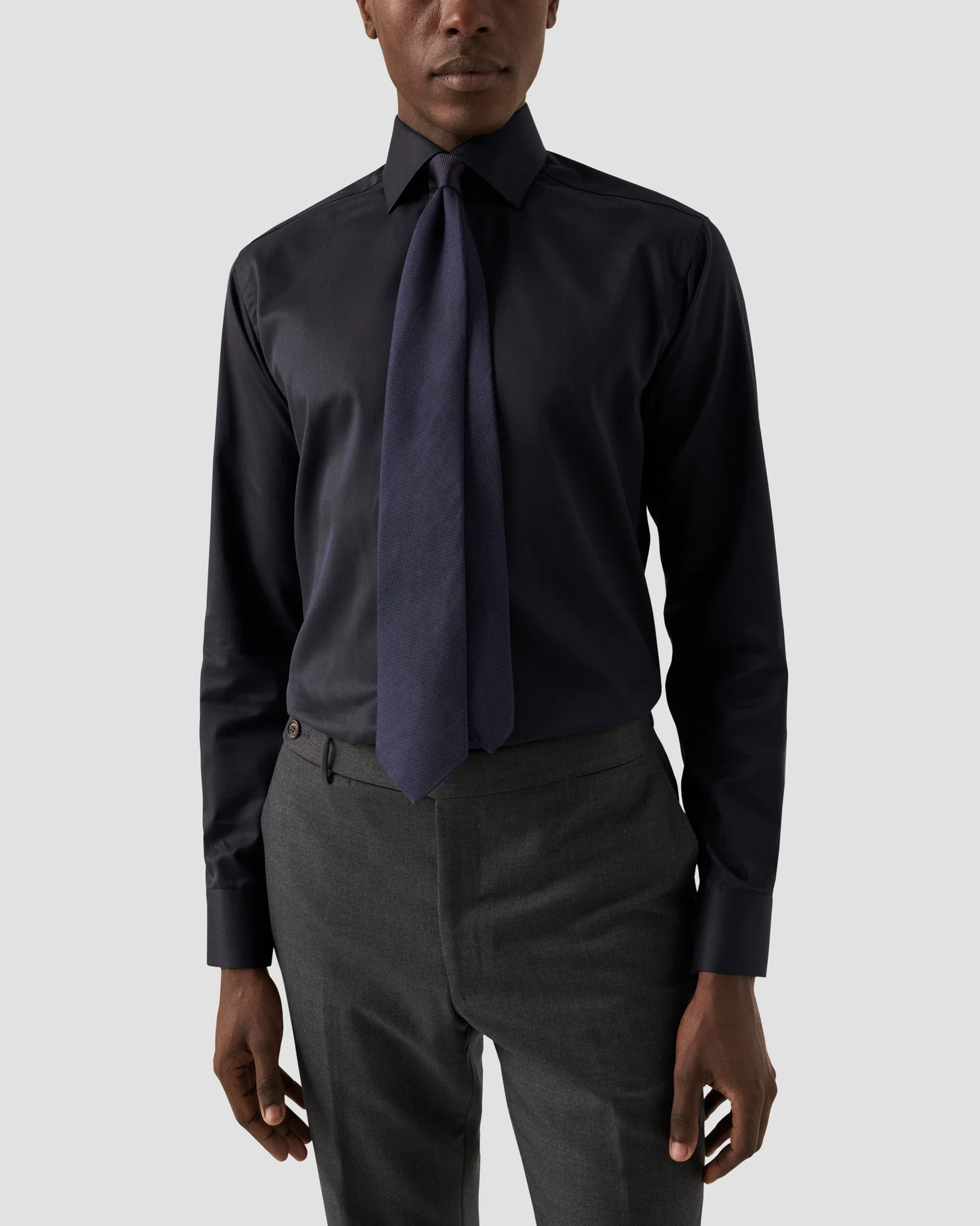 Eton - Dark Blue Signature Twill Shirt